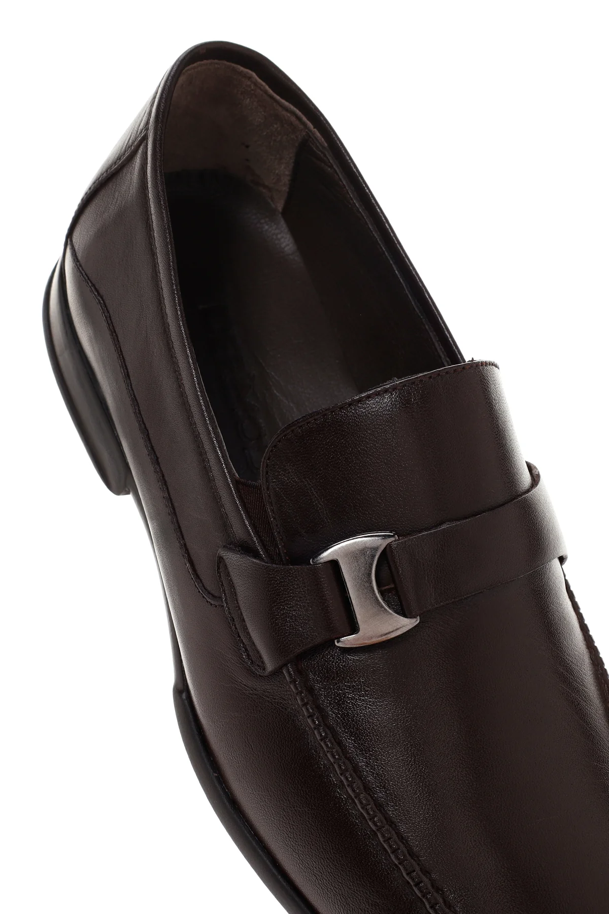Erkek Kahverengi Deri Klasik Loafer - Image 10