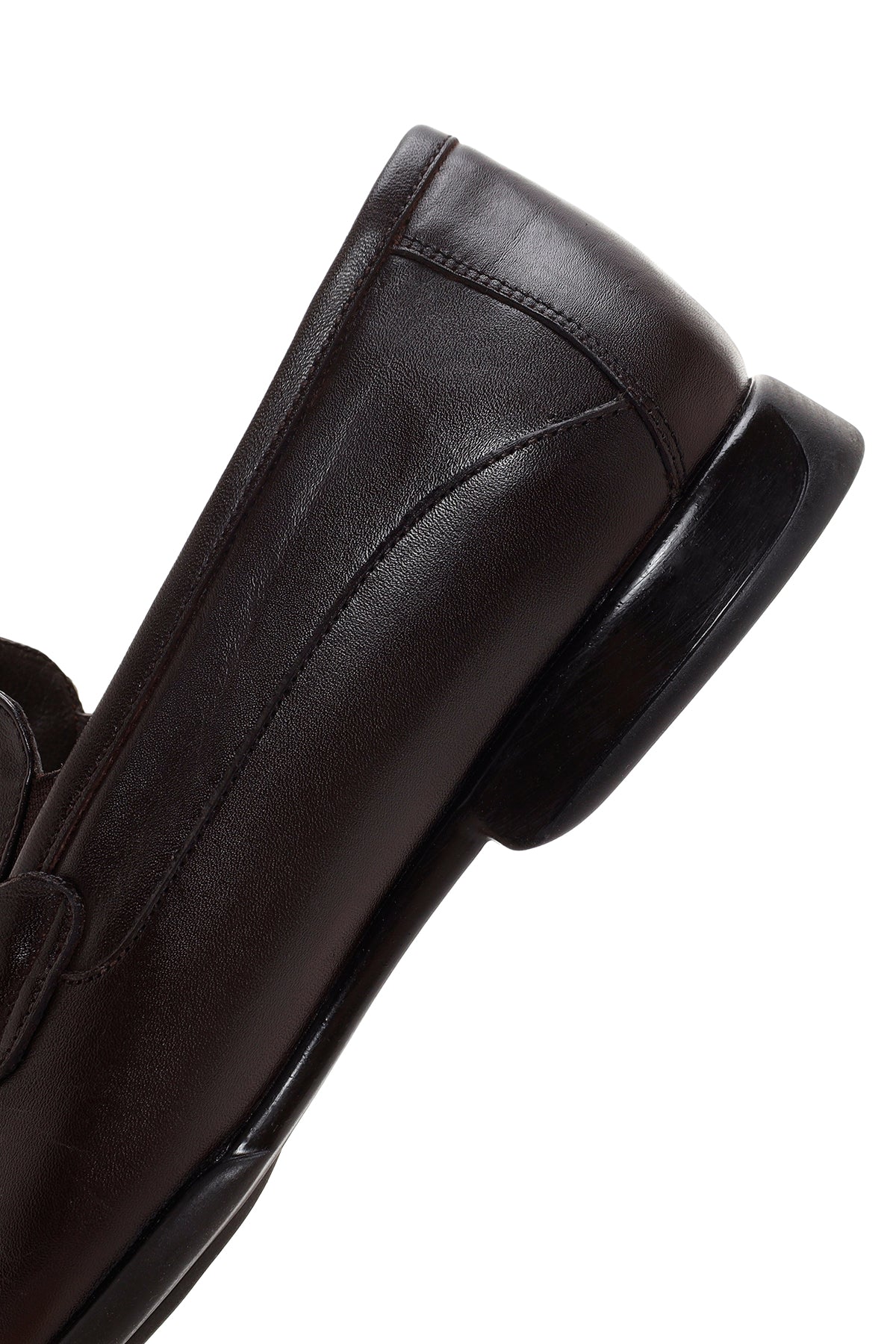 Erkek Kahverengi Deri Klasik Loafer - Image 7