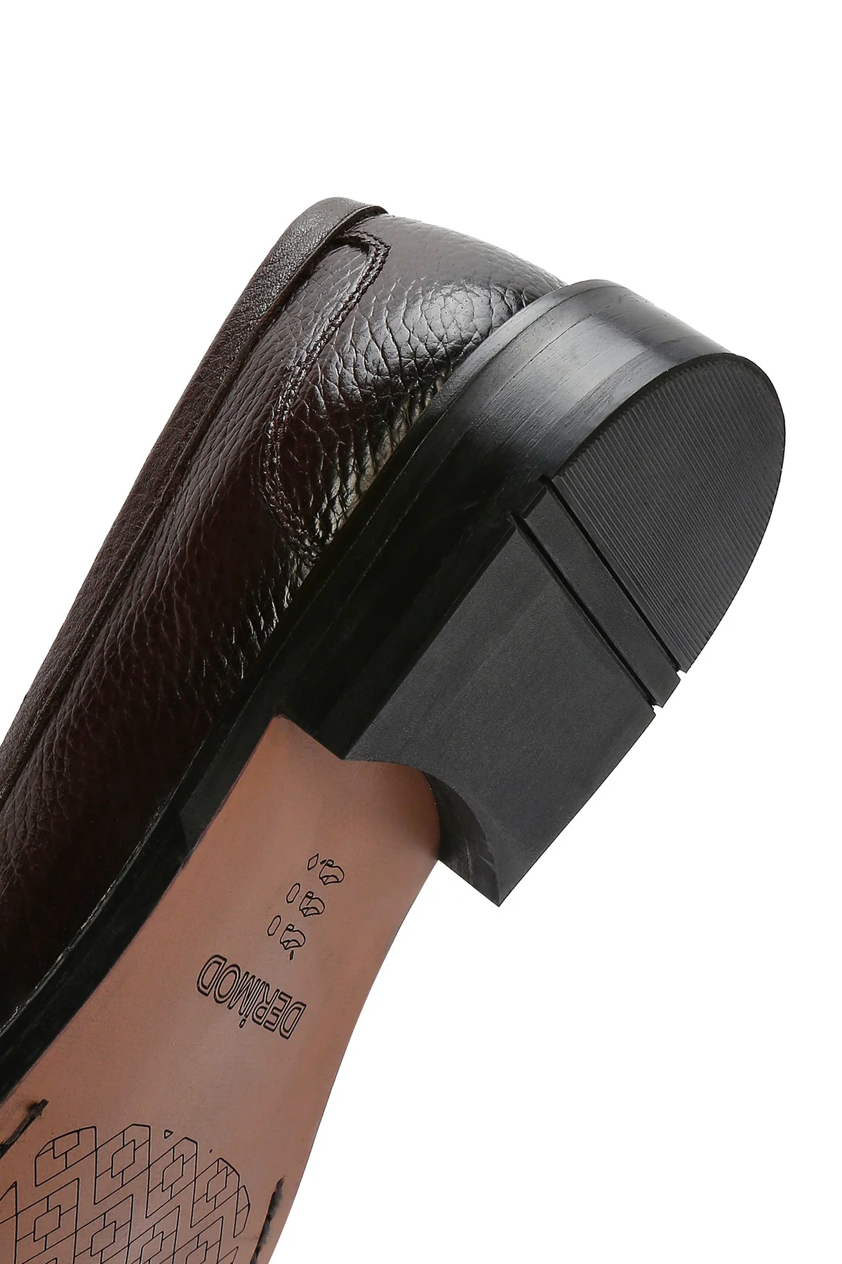 Erkek Kahverengi Deri Klasik Loafer - Image 10