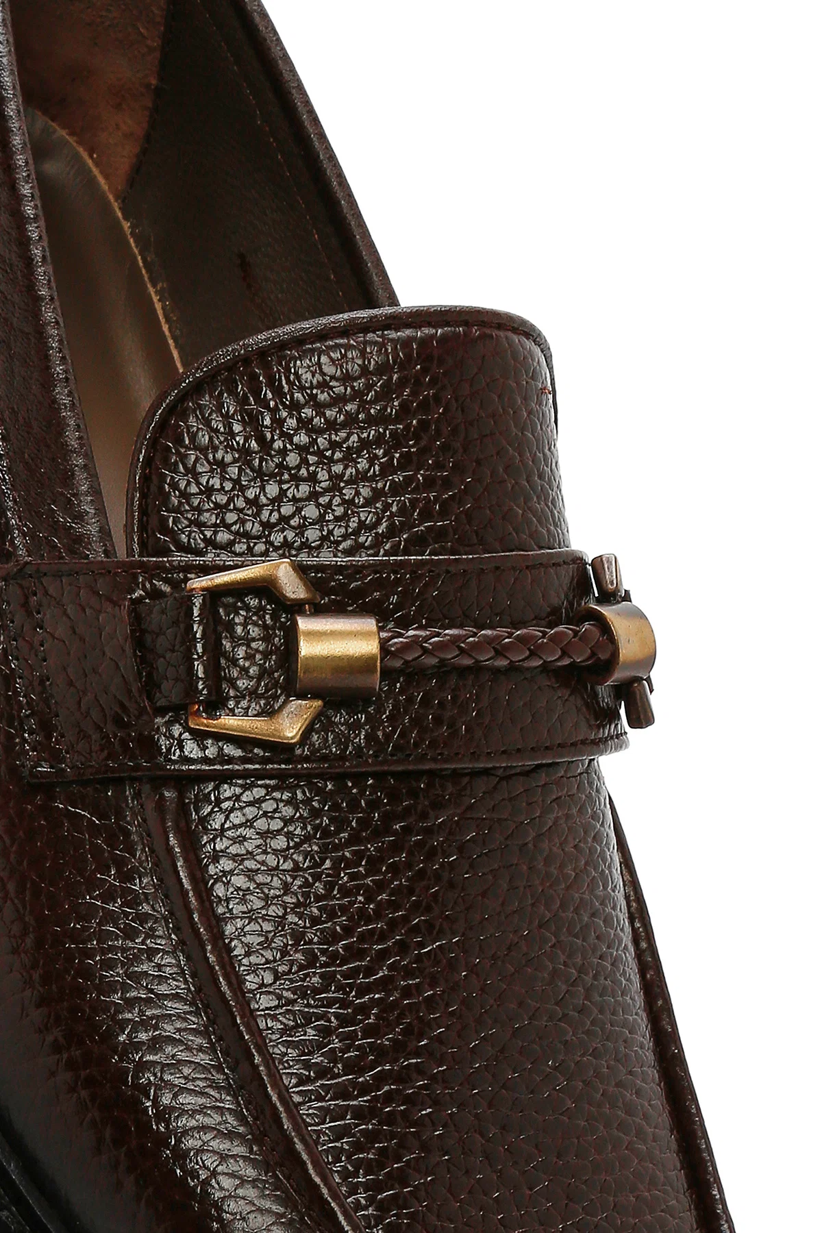 Erkek Kahverengi Deri Klasik Loafer - Image 9
