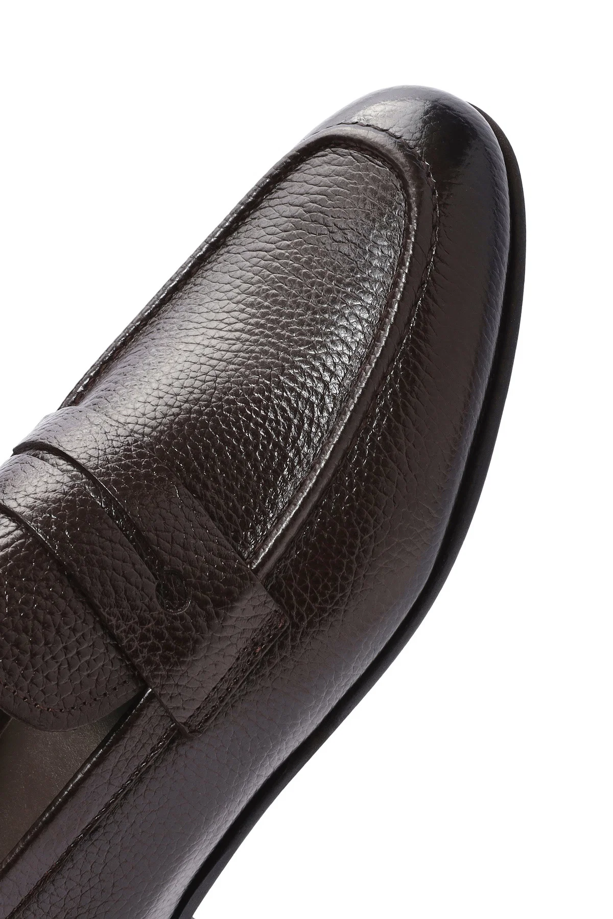 Erkek Kahverengi Deri Klasik Loafer - Image 10