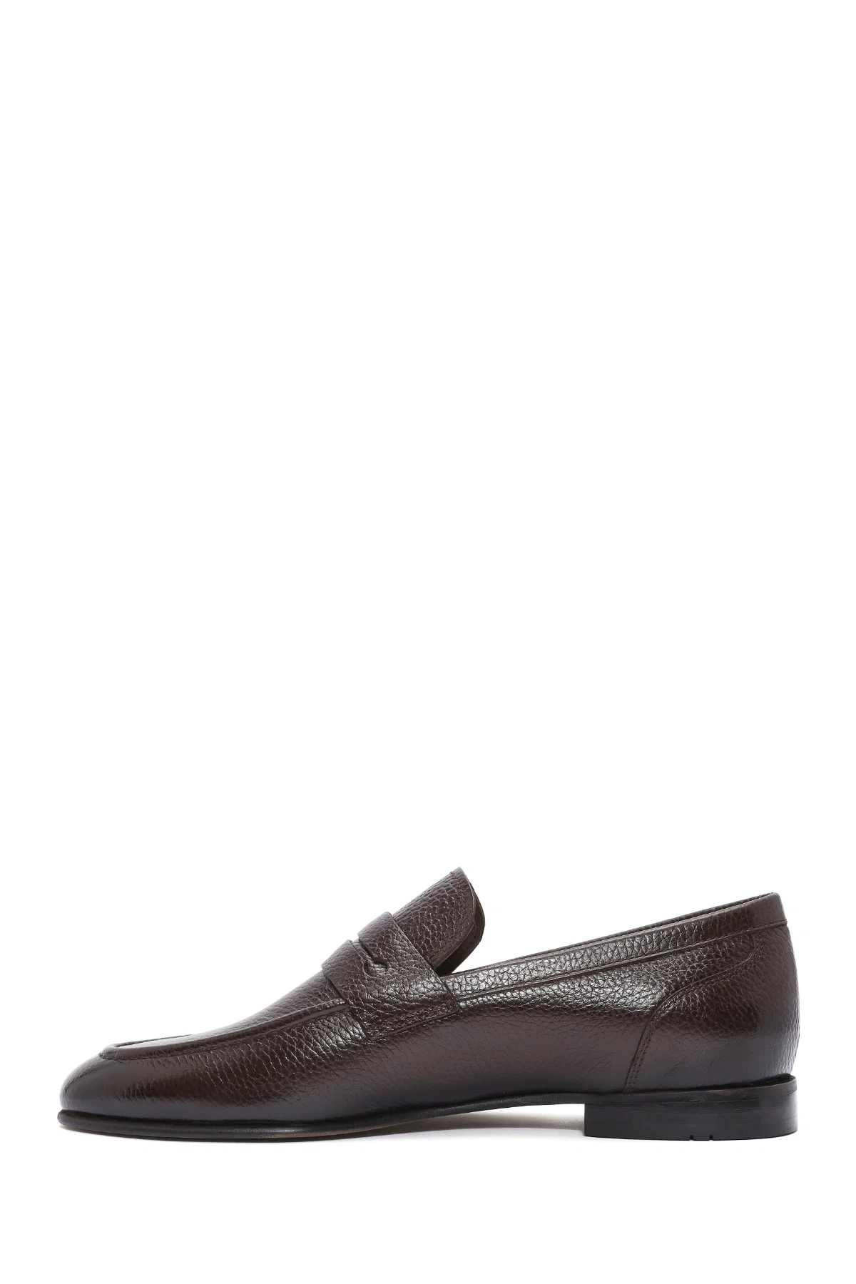 Erkek Kahverengi Deri Klasik Loafer - Image 2