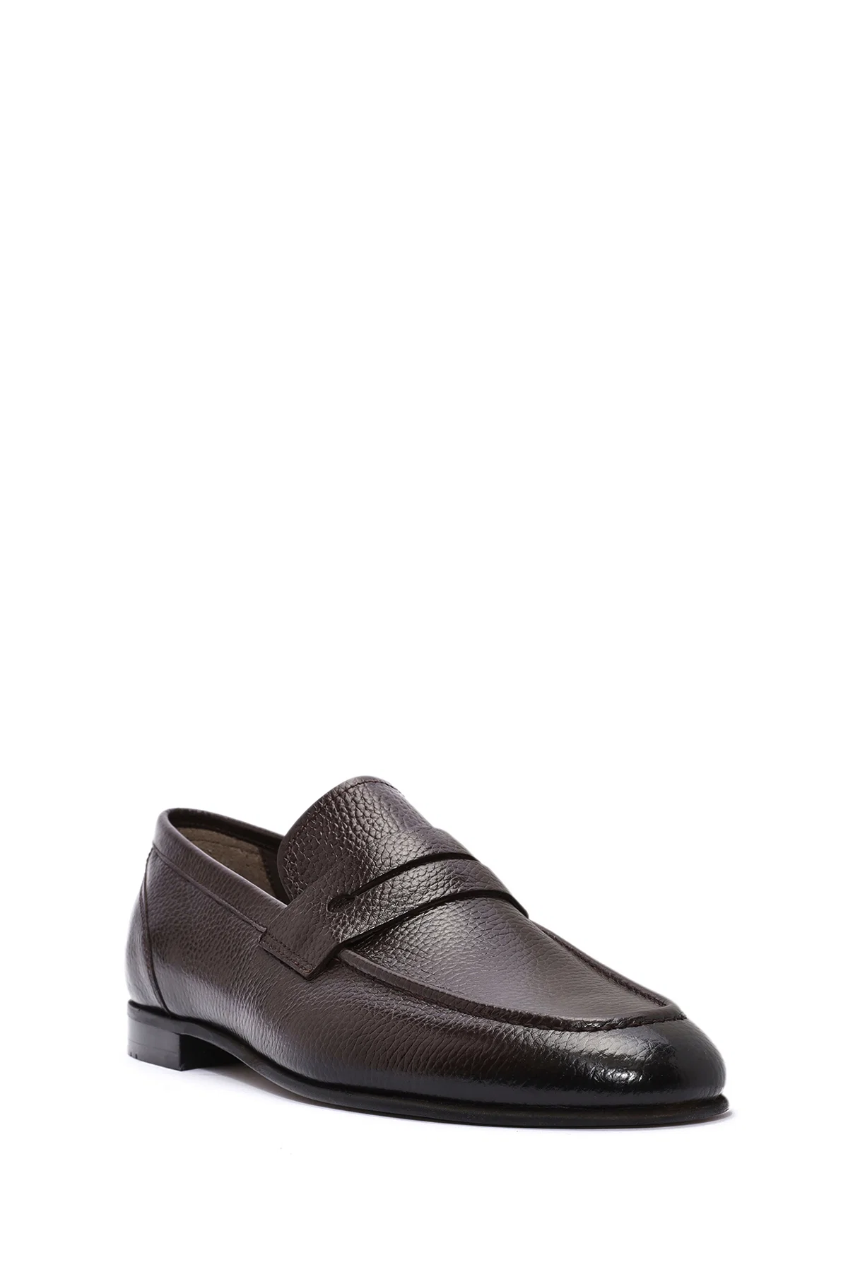 Erkek Kahverengi Deri Klasik Loafer - Image 6