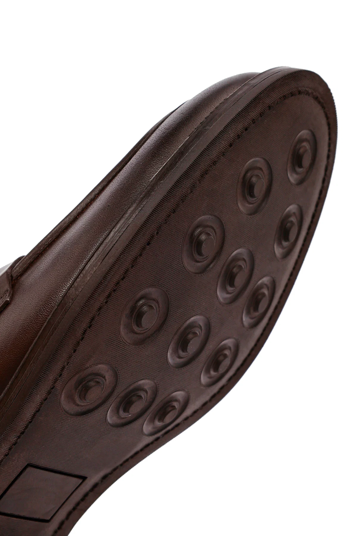 Erkek Kahverengi Deri Klasik Loafer - Image 9