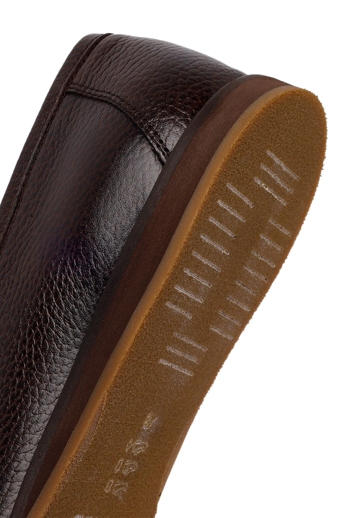 Erkek Kahverengi Deri Klasik Loafer - Image 8