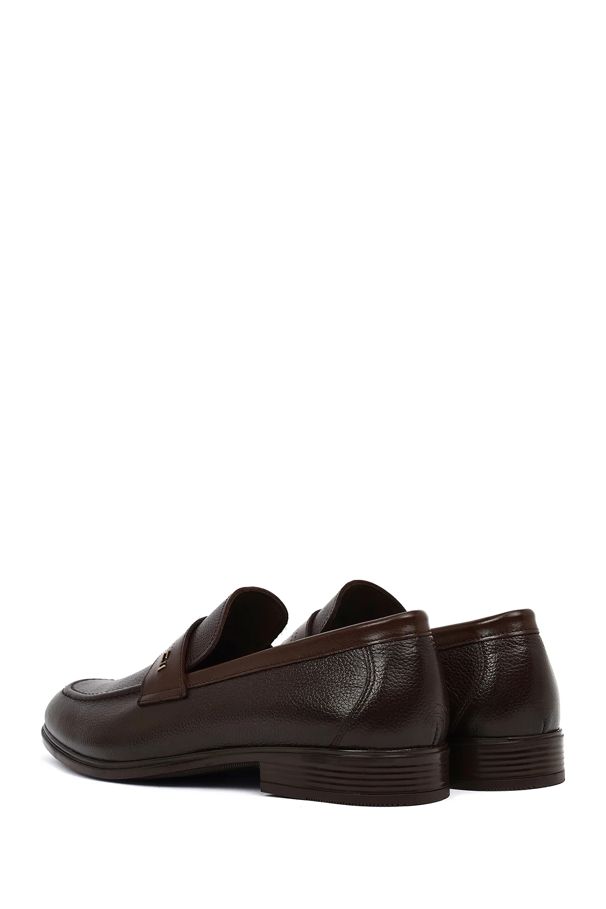 Erkek Kahverengi Deri Klasik Loafer - Image 6