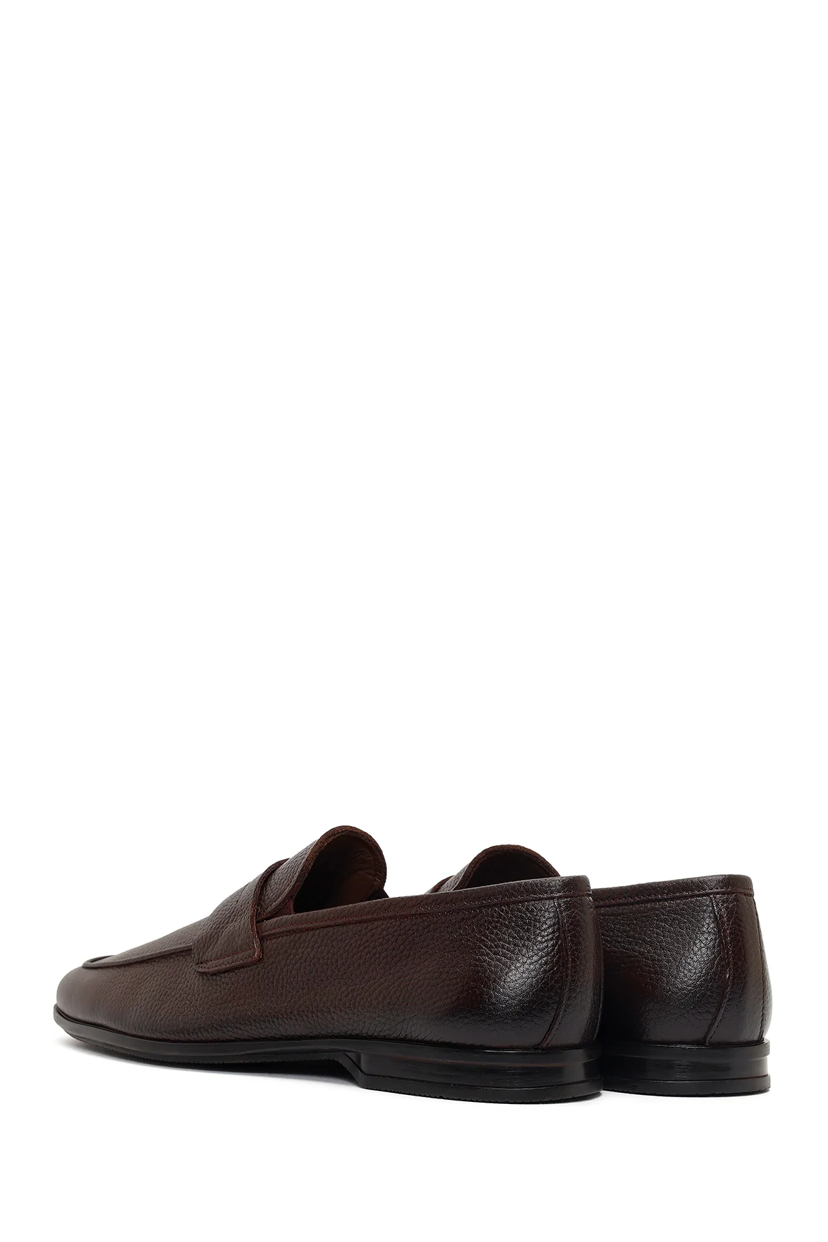 Erkek Kahverengi Deri Klasik Loafer - Image 6