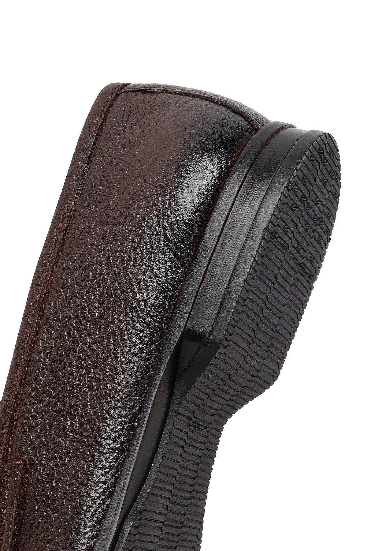 Erkek Kahverengi Deri Klasik Loafer - Image 8