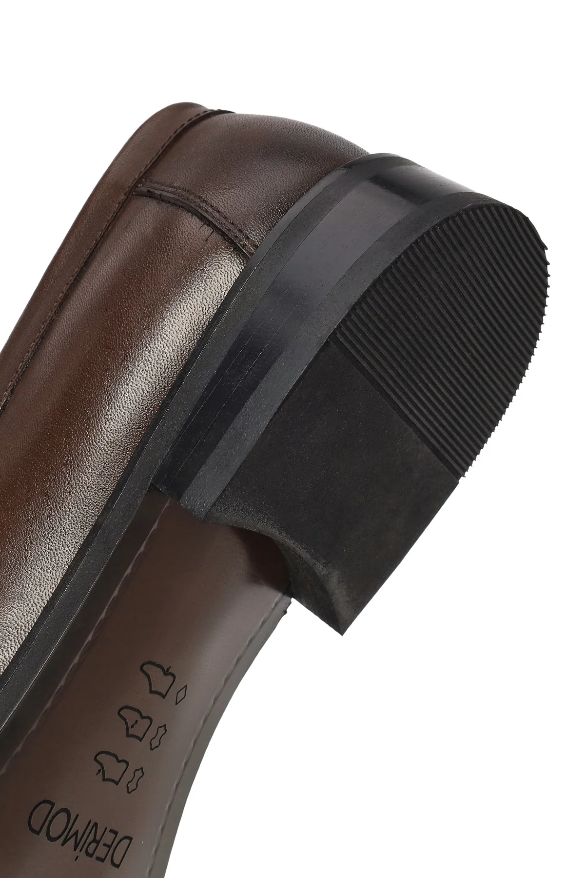 Erkek Kahverengi Deri Klasik Loafer - Image 8