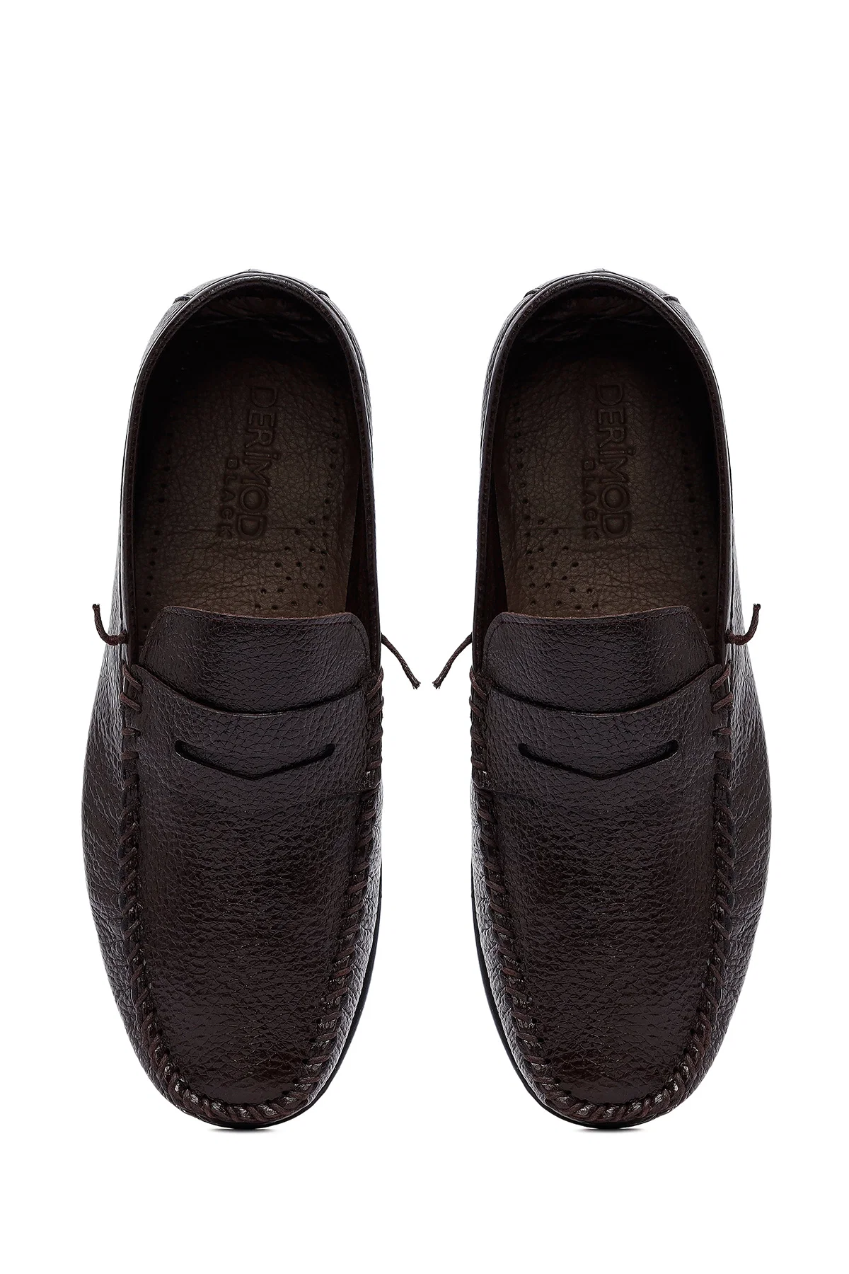 Erkek Kahverengi Deri Loafer - Image 7