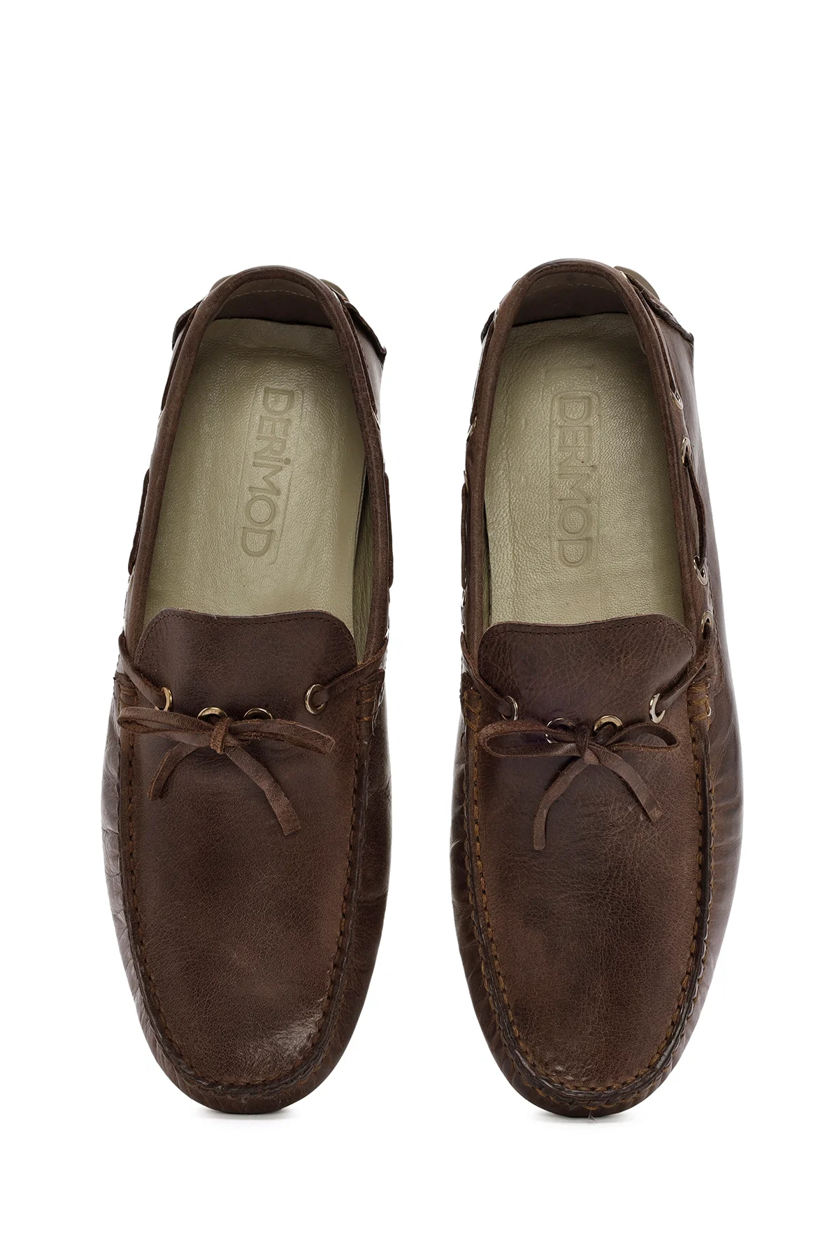 Erkek Kahverengi Deri Loafer - Image 7