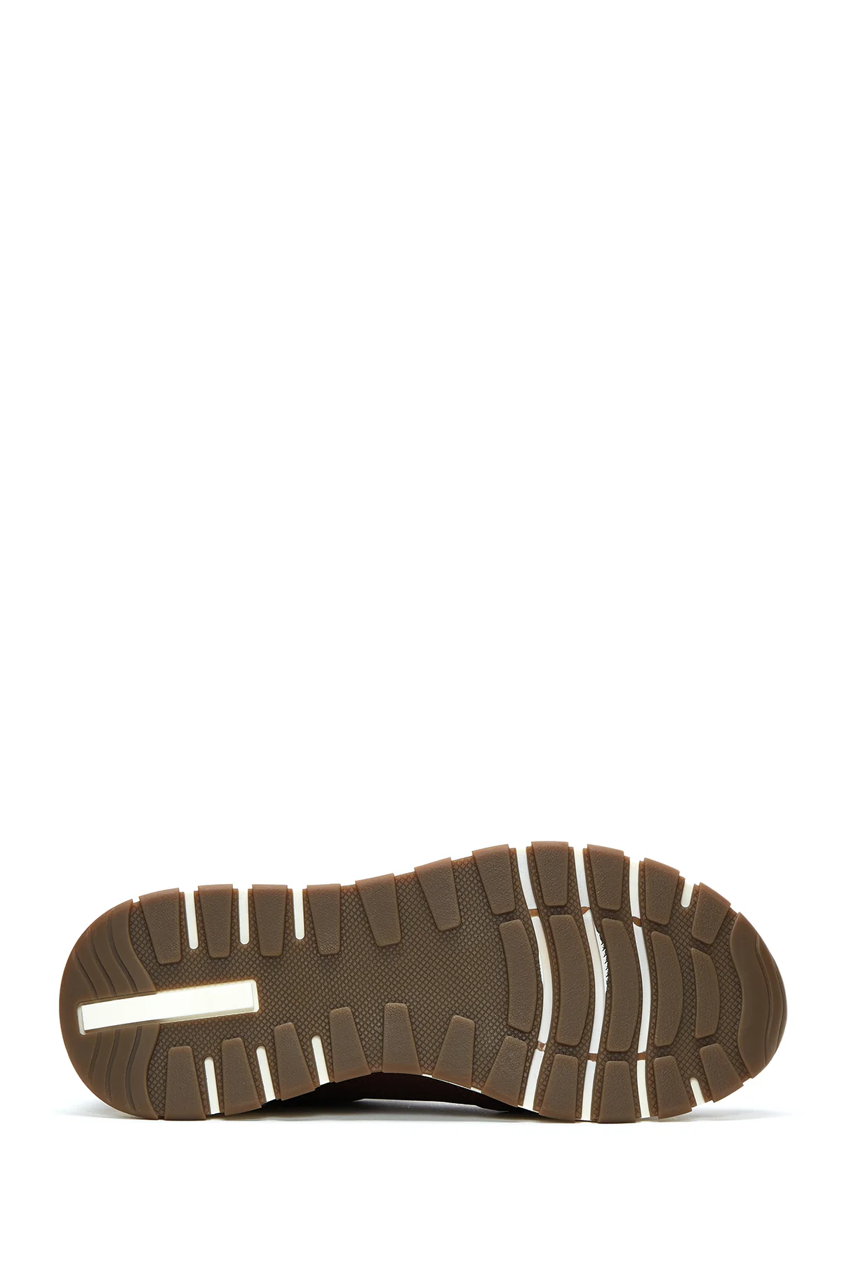 Erkek Kahverengi Deri Sneaker - Image 4