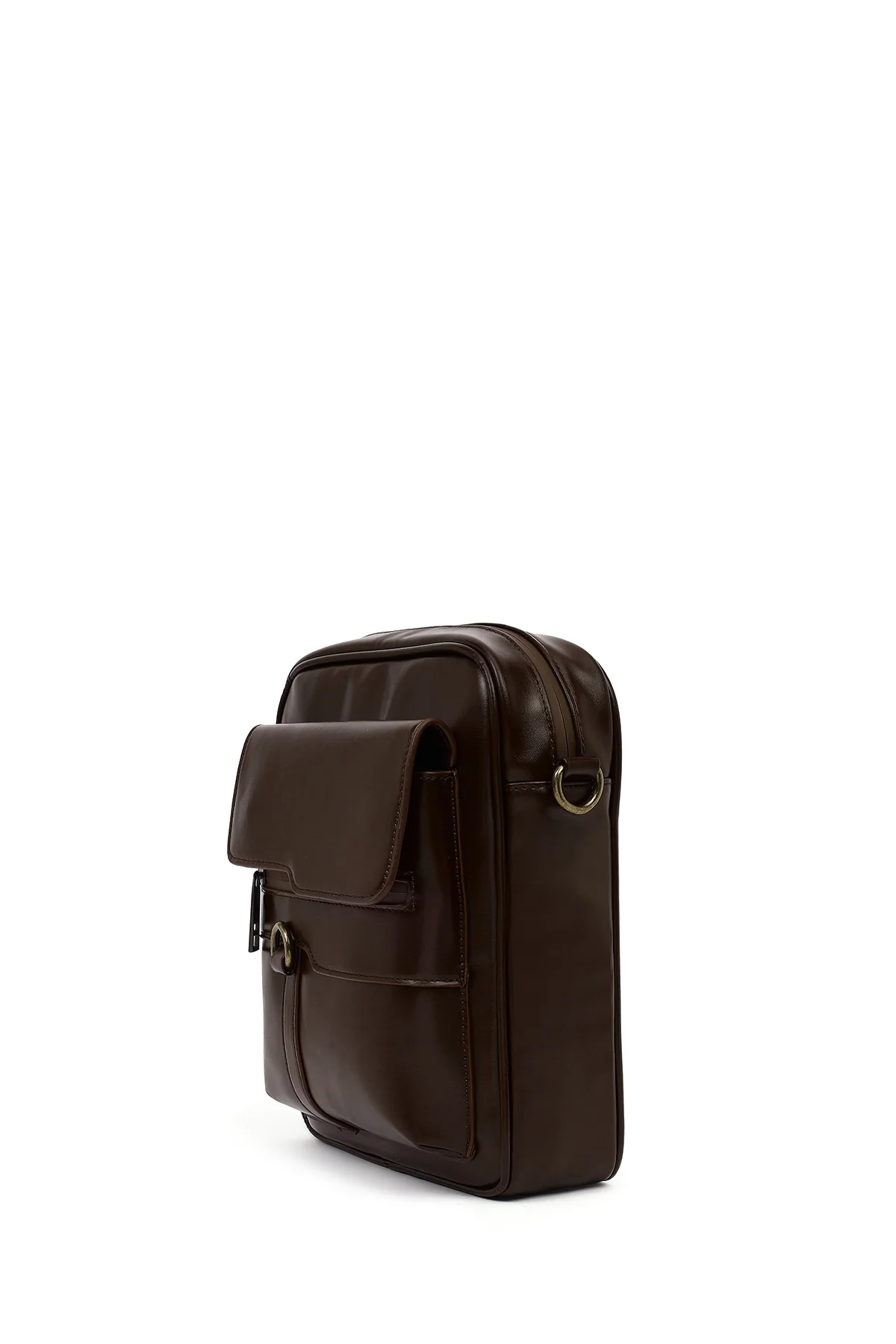 Erkek Kahverengi Postacı Çantası - Image 5