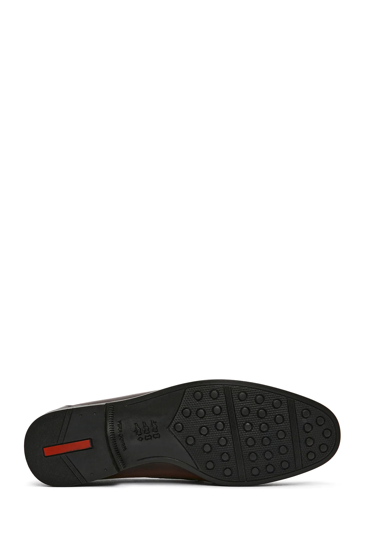 Erkek Kahverengi Püsküllü Deri Casual Loafer - Image 4