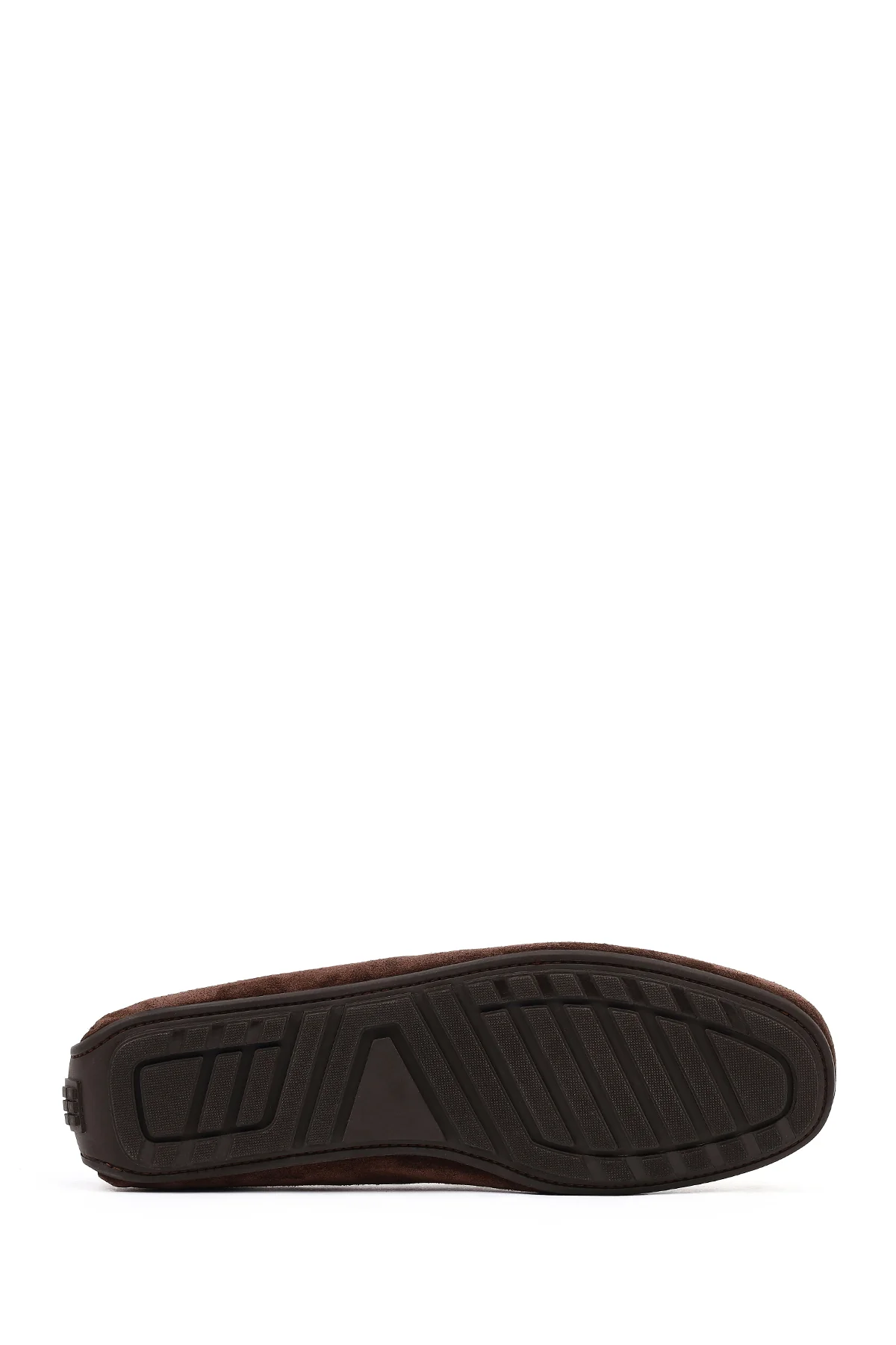 Erkek Kahverengi Püsküllü Süet Deri Loafer - Image 5