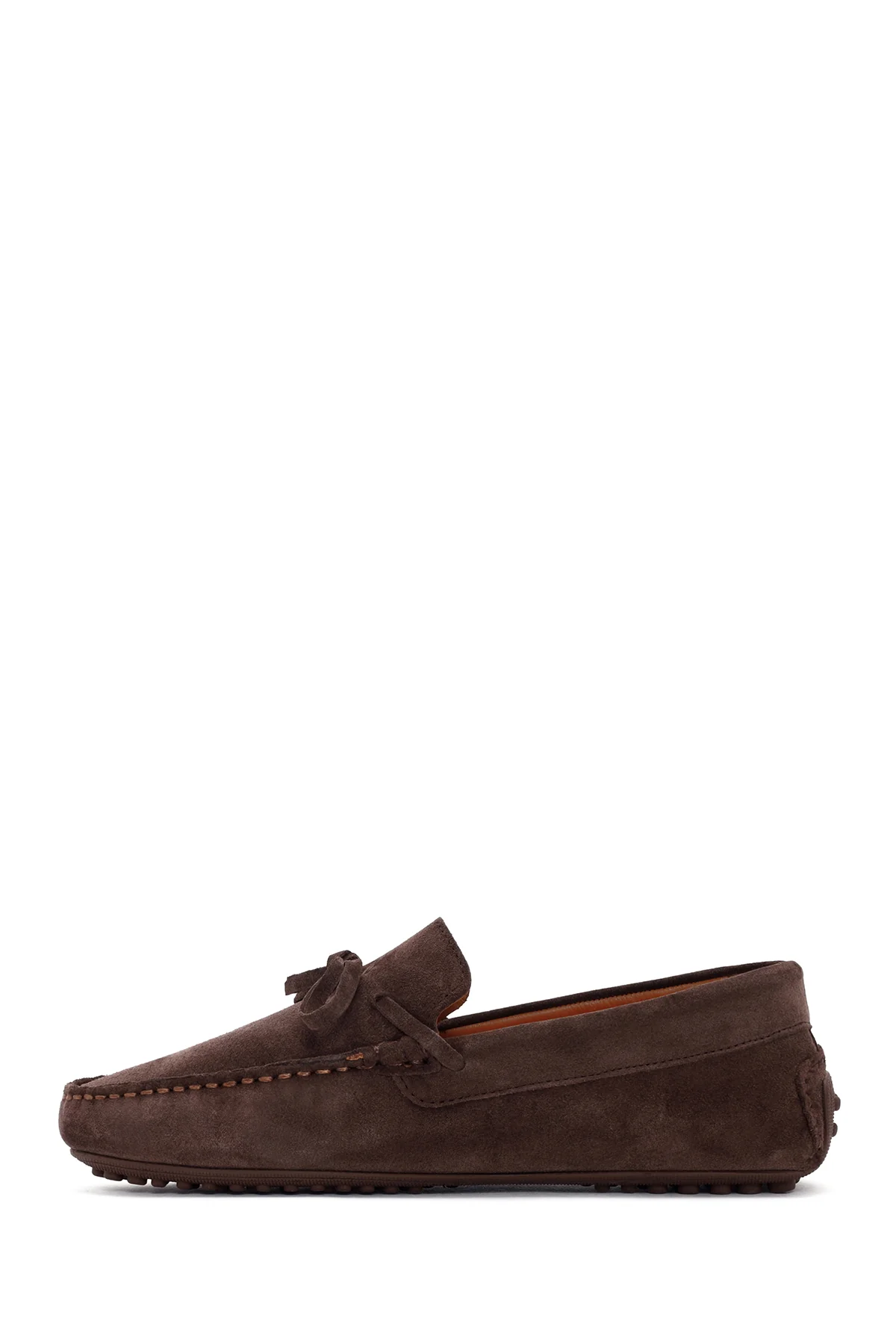 Erkek Kahverengi Süet Deri Casual Loafer - Image 2