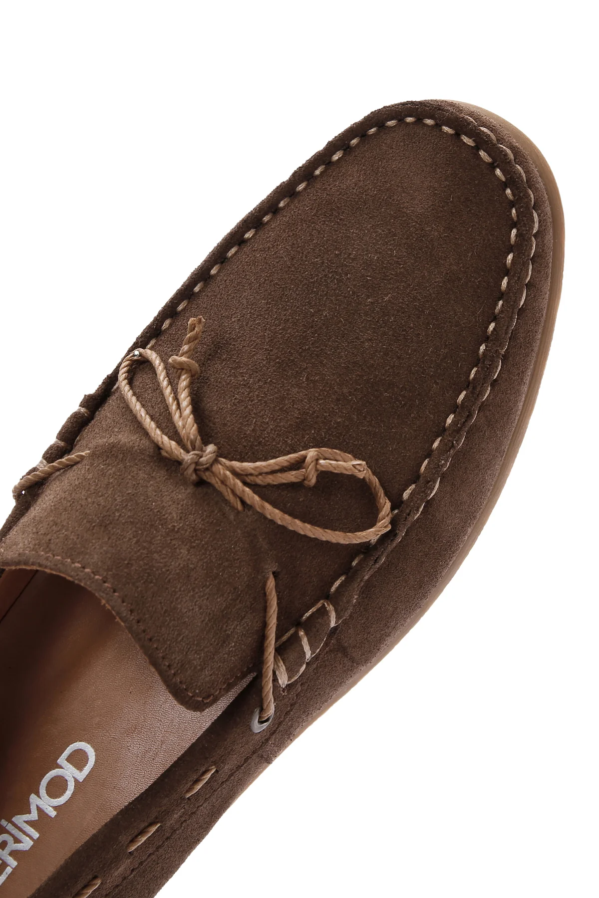 Erkek Kahverengi Süet Deri Casual Loafer - Image 10