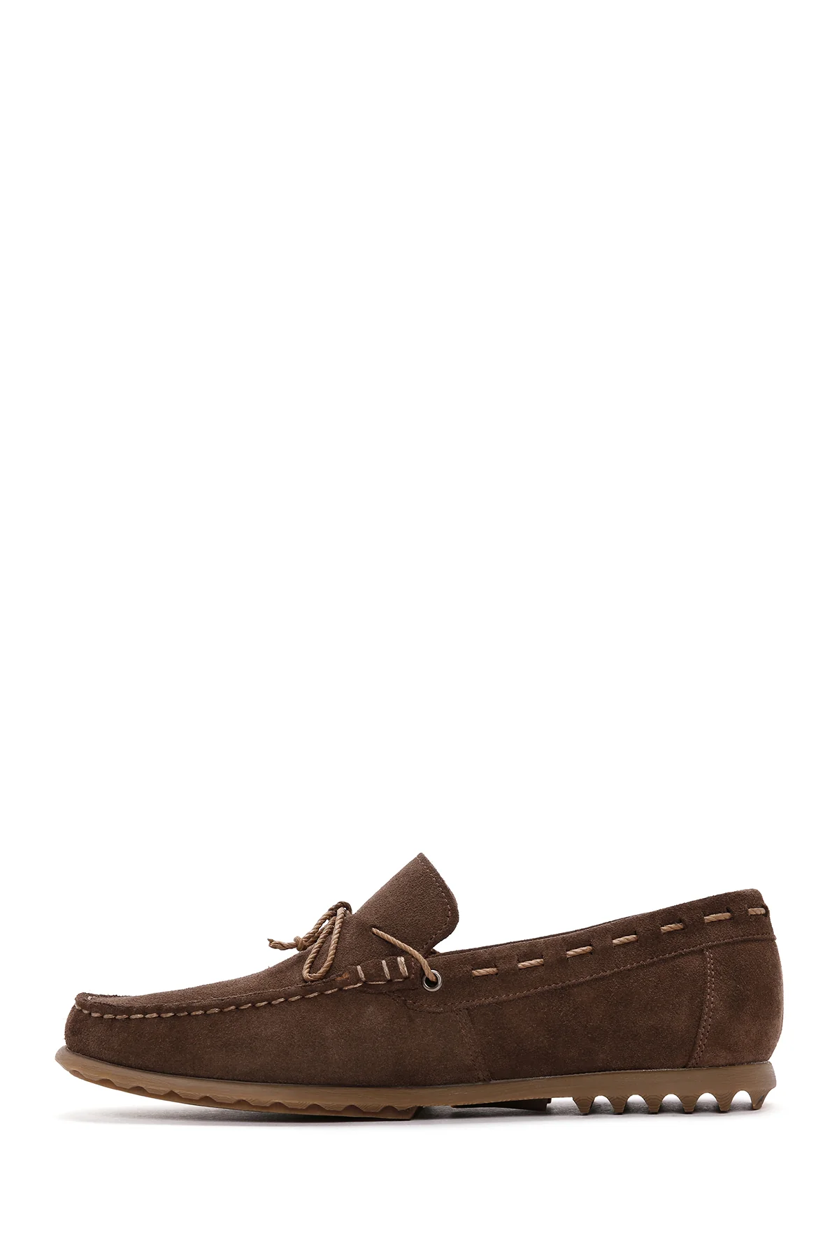 Erkek Kahverengi Süet Deri Casual Loafer - Image 2