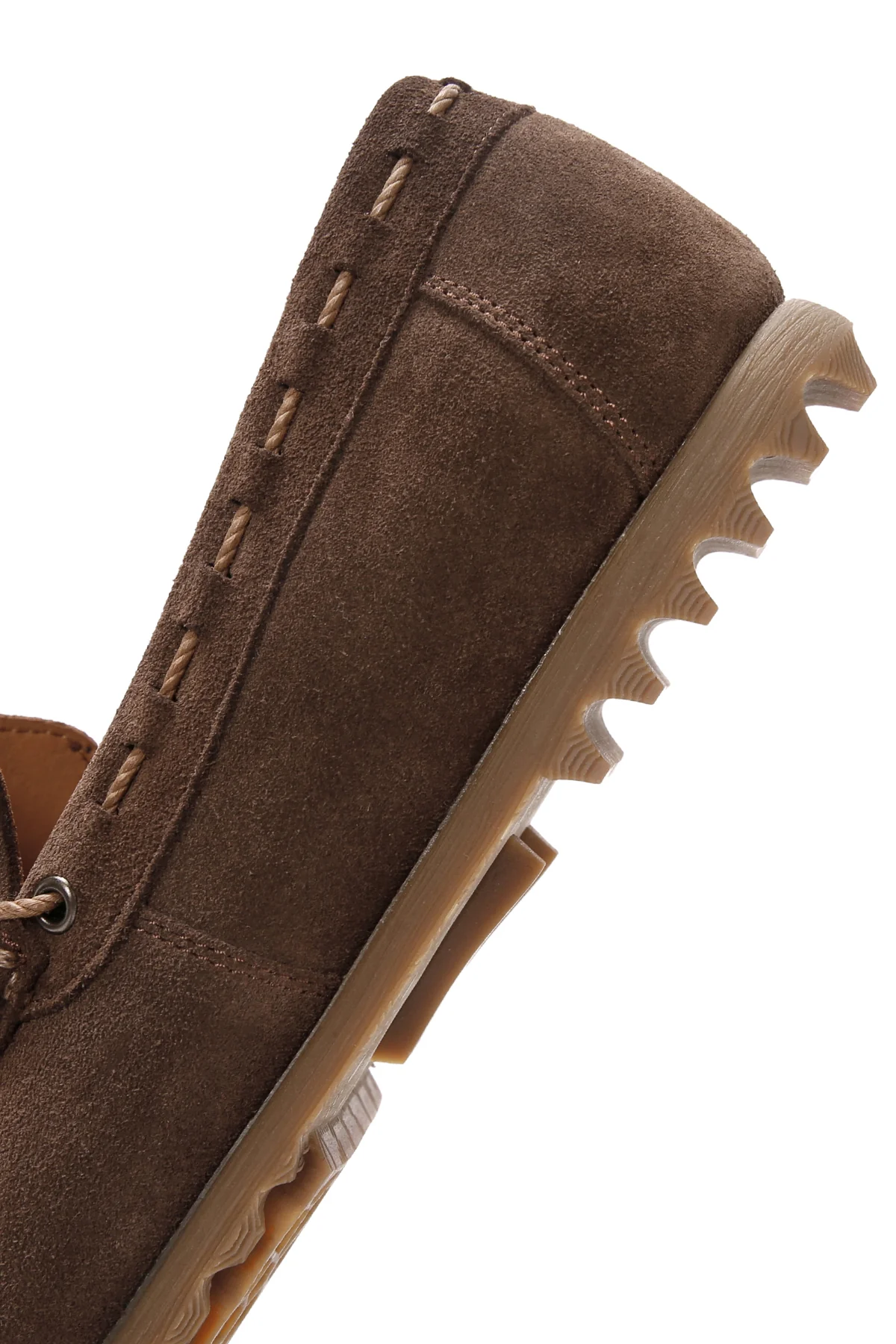 Erkek Kahverengi Süet Deri Casual Loafer - Image 8
