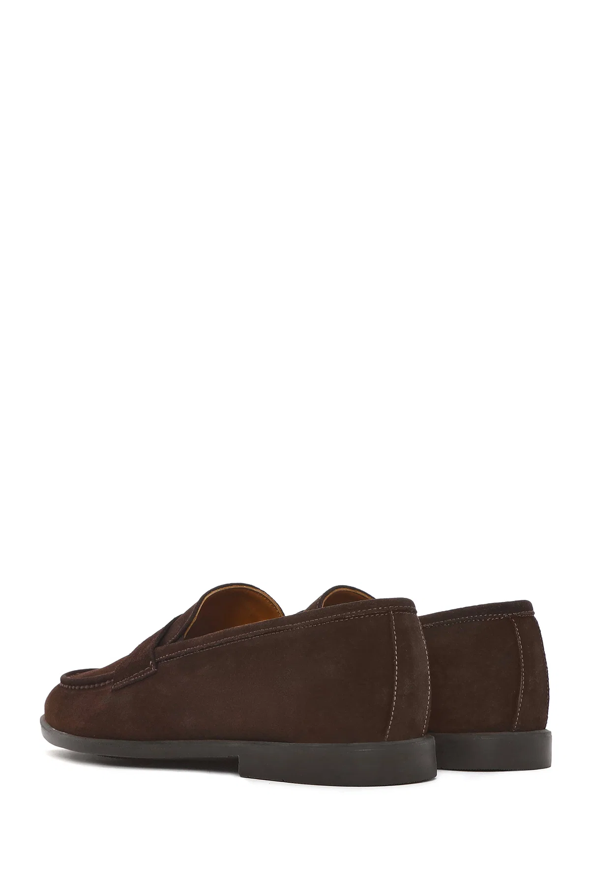 Erkek Kahverengi Süet Deri Loafer - Image 5
