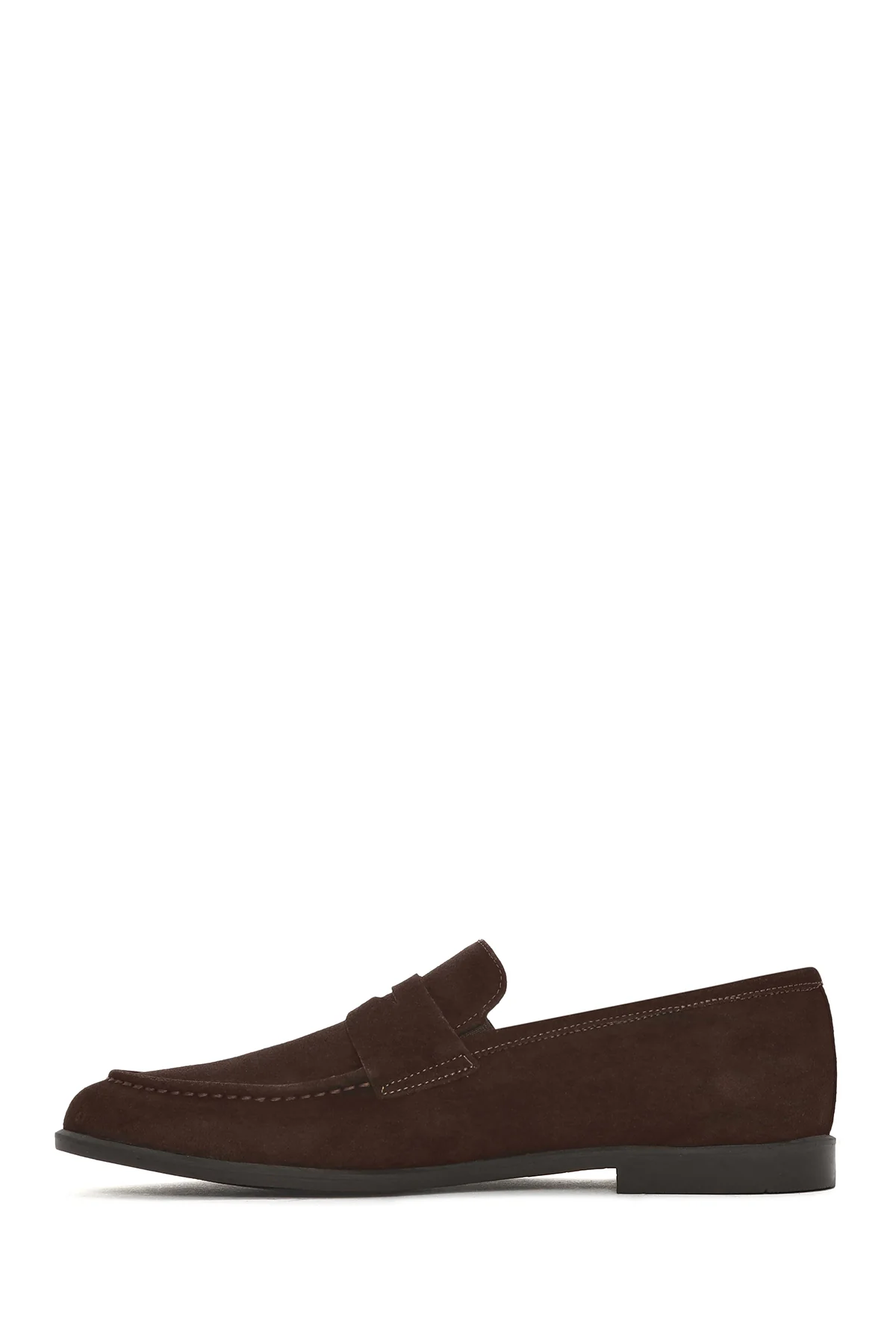 Erkek Kahverengi Süet Deri Loafer - Image 3