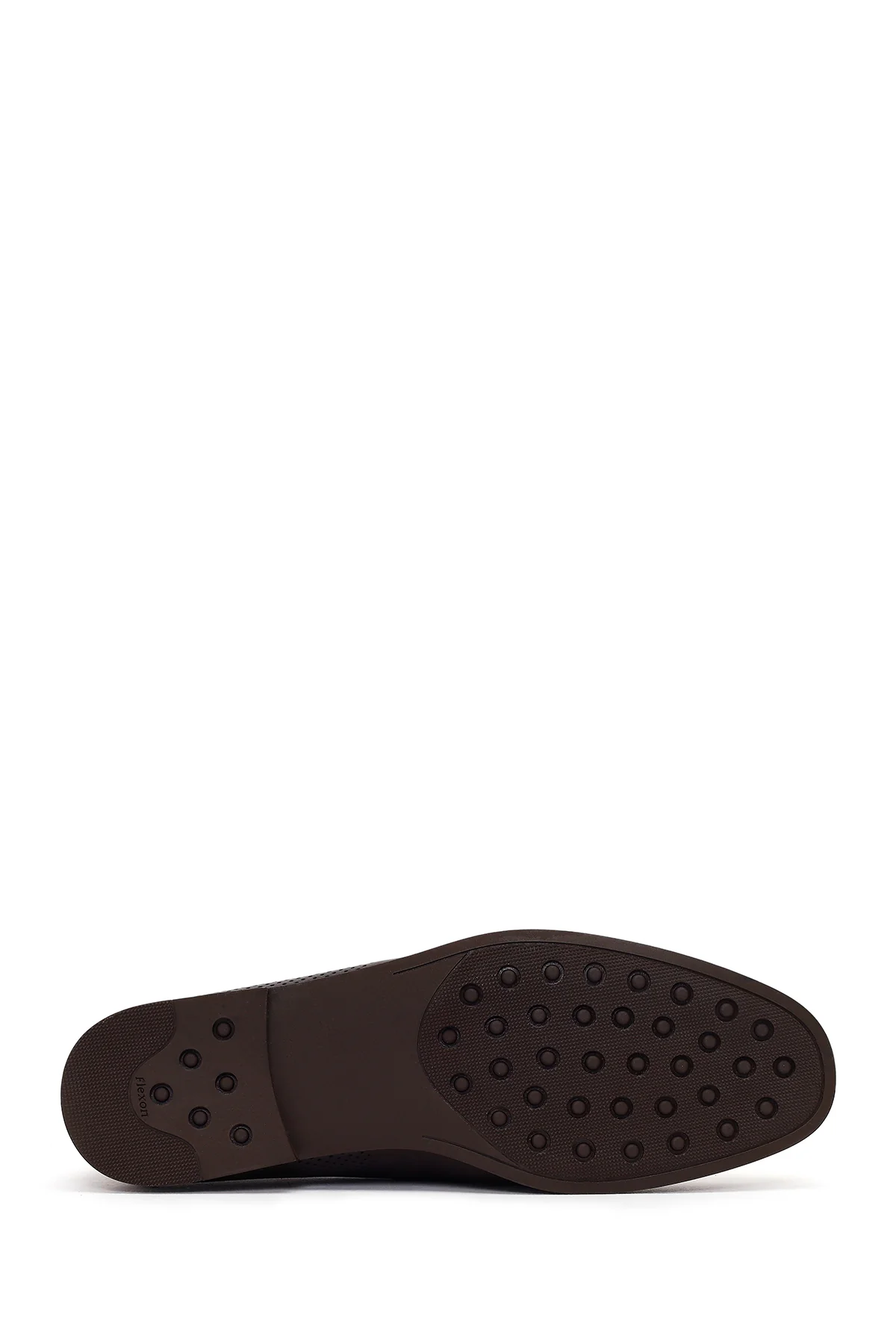 Erkek Kahverengi Tokalı Deri Casual Loafer - Image 5