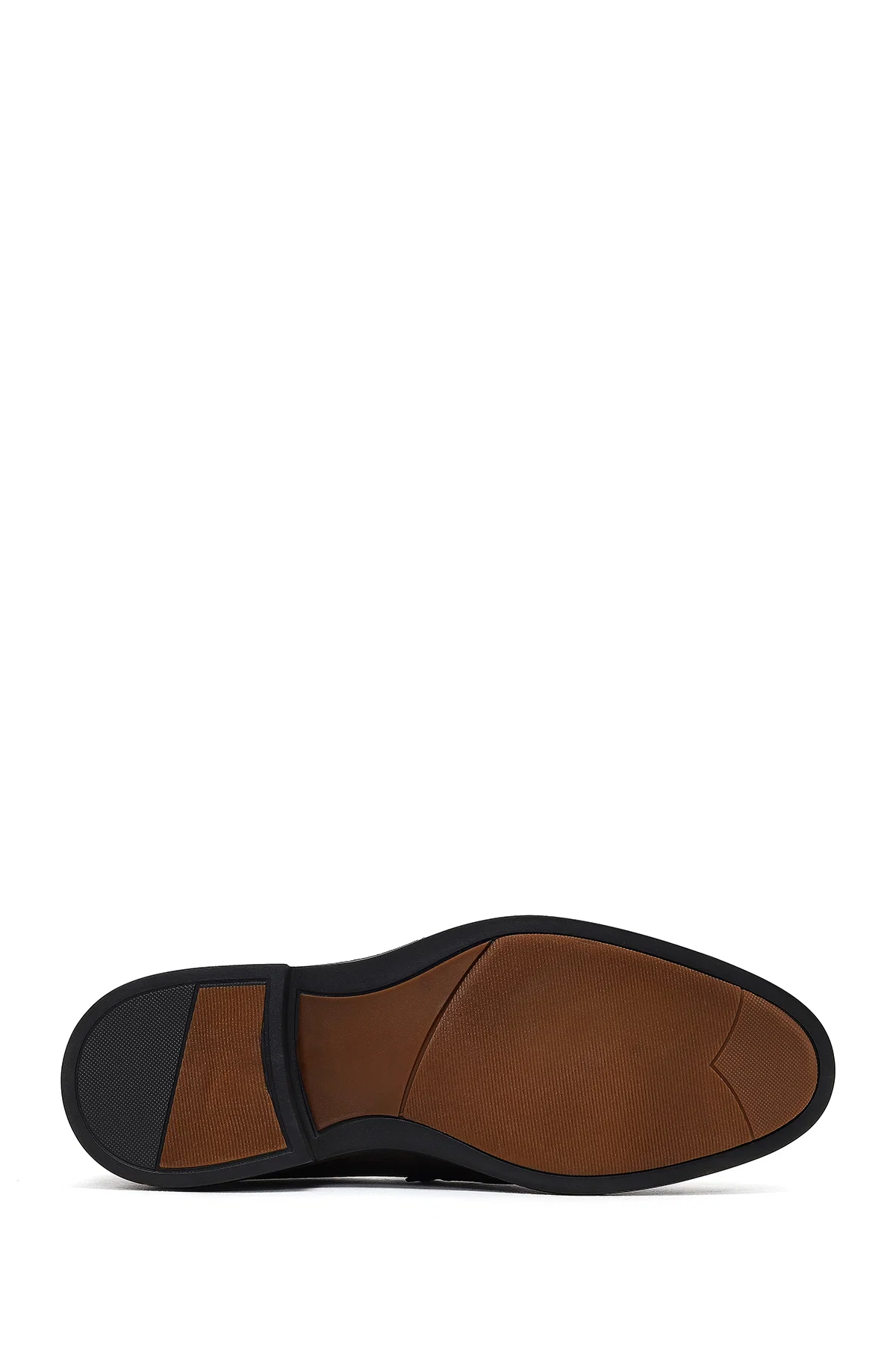 Erkek Kahverengi Tokalı Deri Loafer - Image 4