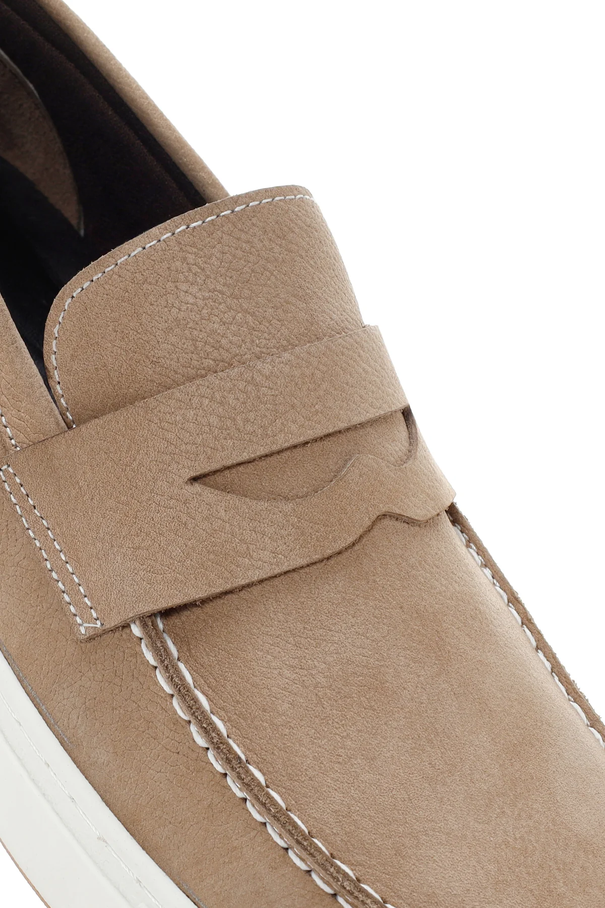 Erkek Kum Nubuk Deri Casual Loafer - Image 10