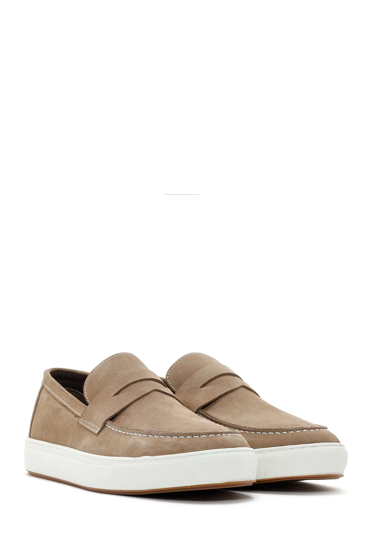 Erkek Kum Nubuk Deri Casual Loafer - Image 3