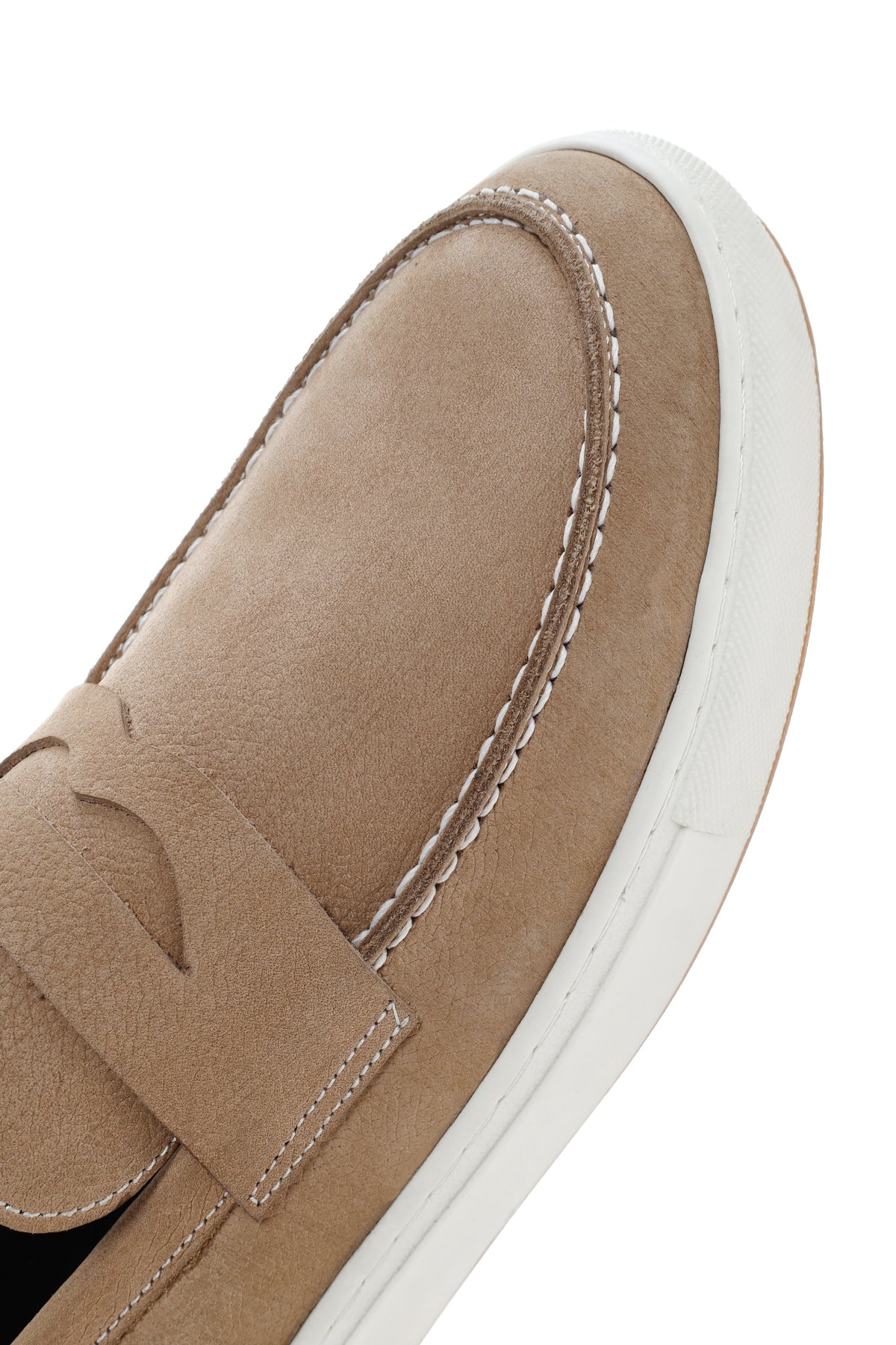 Erkek Kum Nubuk Deri Casual Loafer - Image 9