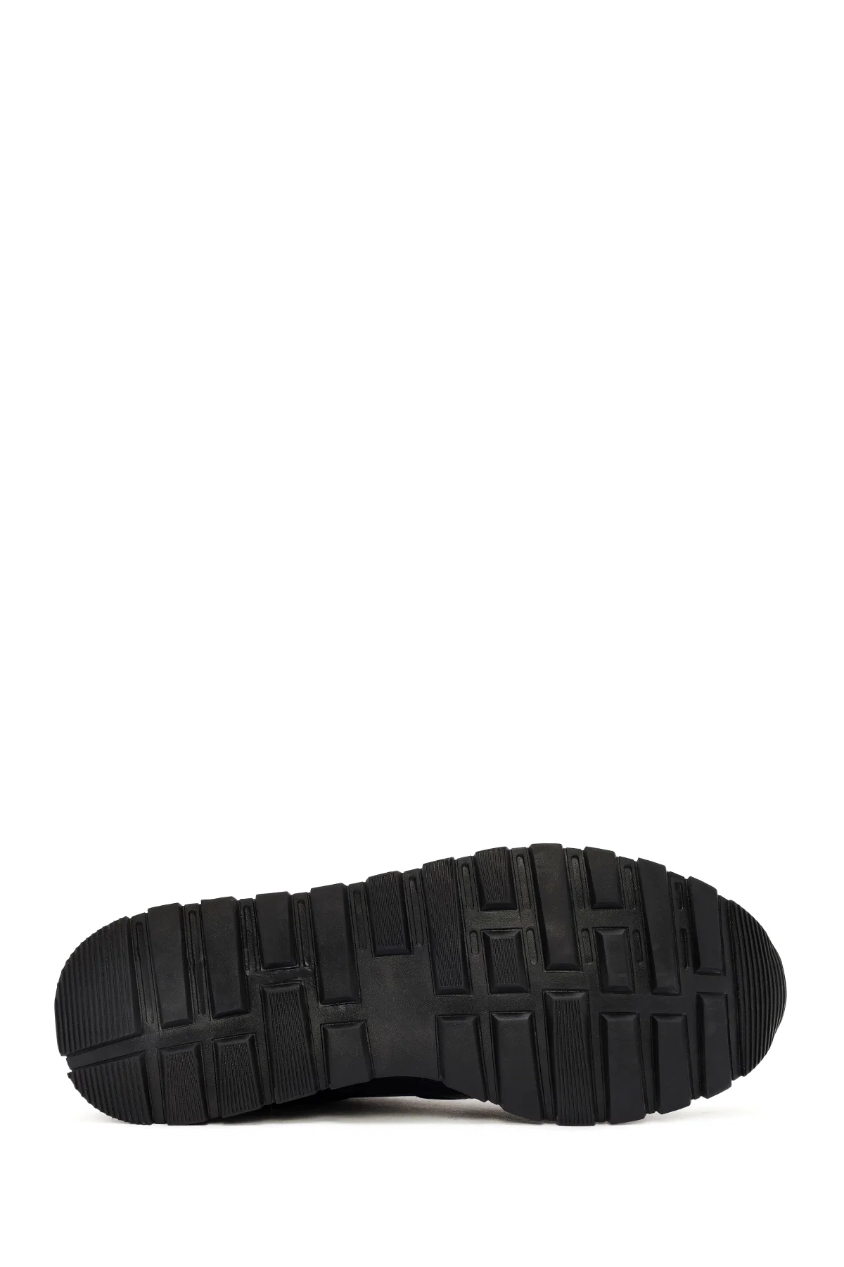 Erkek Lacivert Bağcıklı Deri Casual Sneaker - Image 4