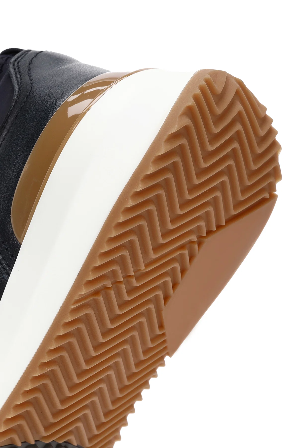 Erkek Lacivert Bağcıklı Deri Casual Sneaker - Image 8
