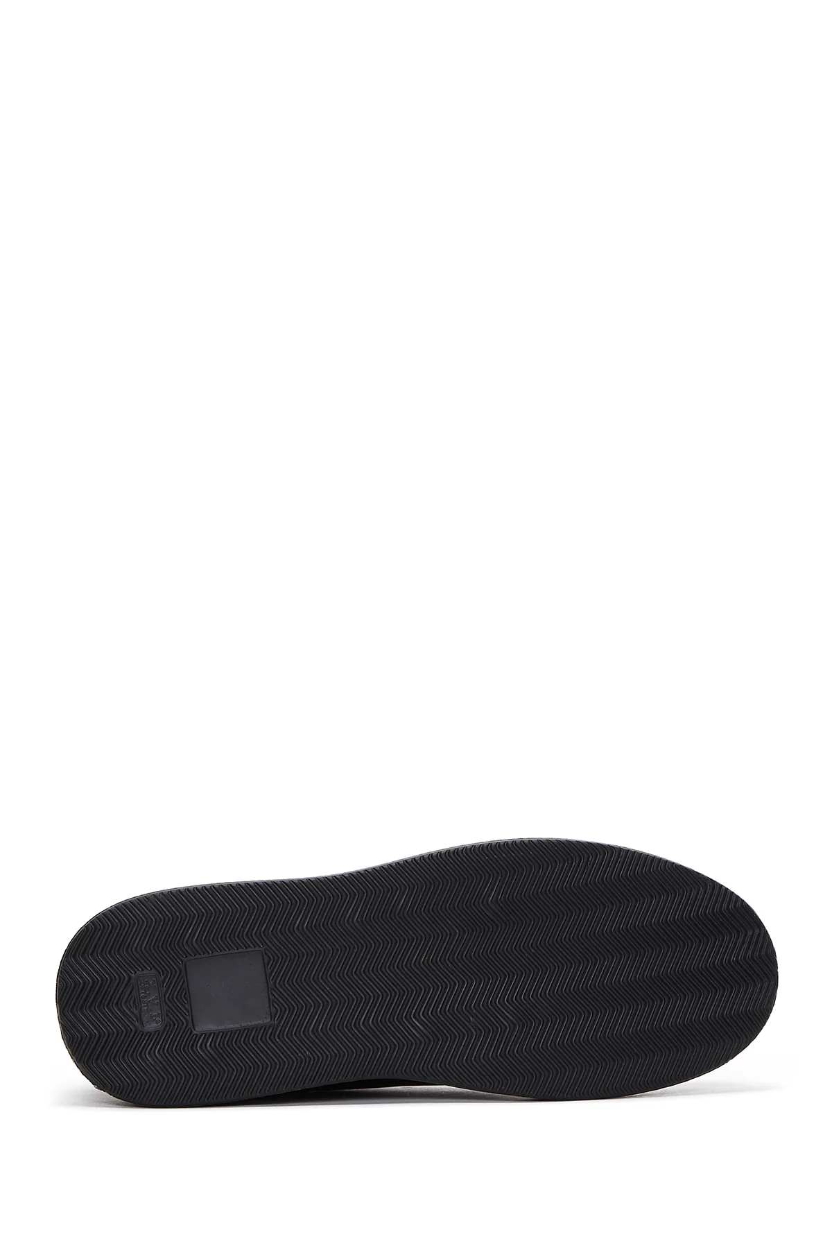 Erkek Lacivert Bağcıklı Deri Sneaker - Image 4
