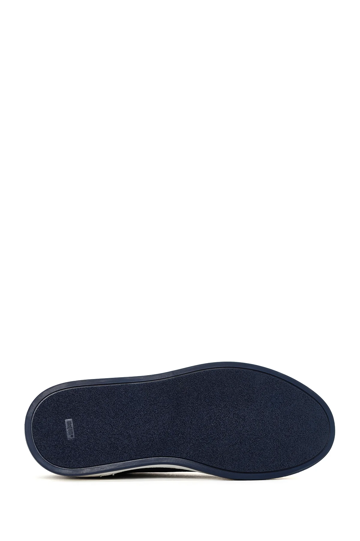 Erkek Lacivert Bağcıklı Deri Sneaker - Image 4