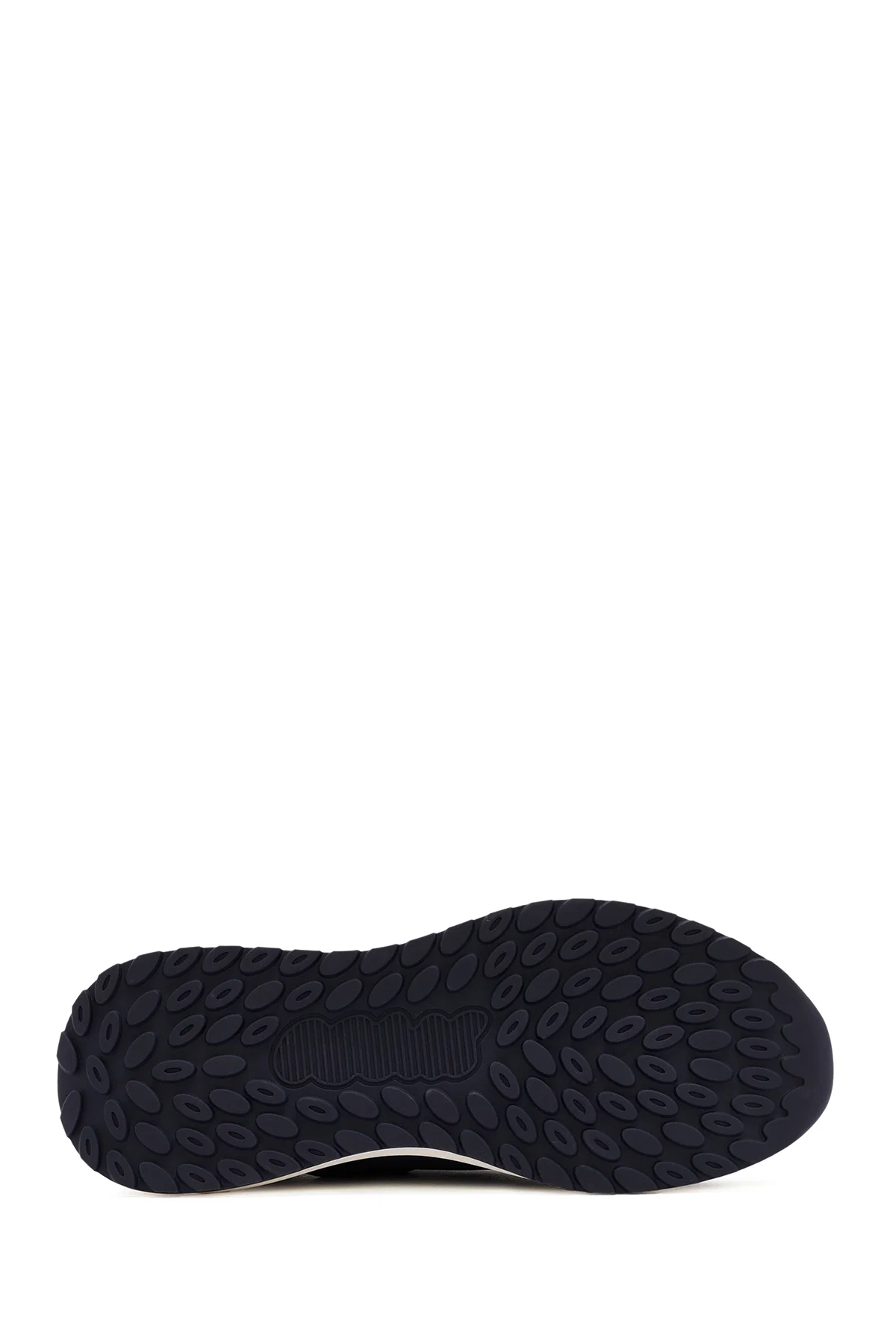 Erkek Lacivert Bağcıklı Deri Sneaker - Image 4
