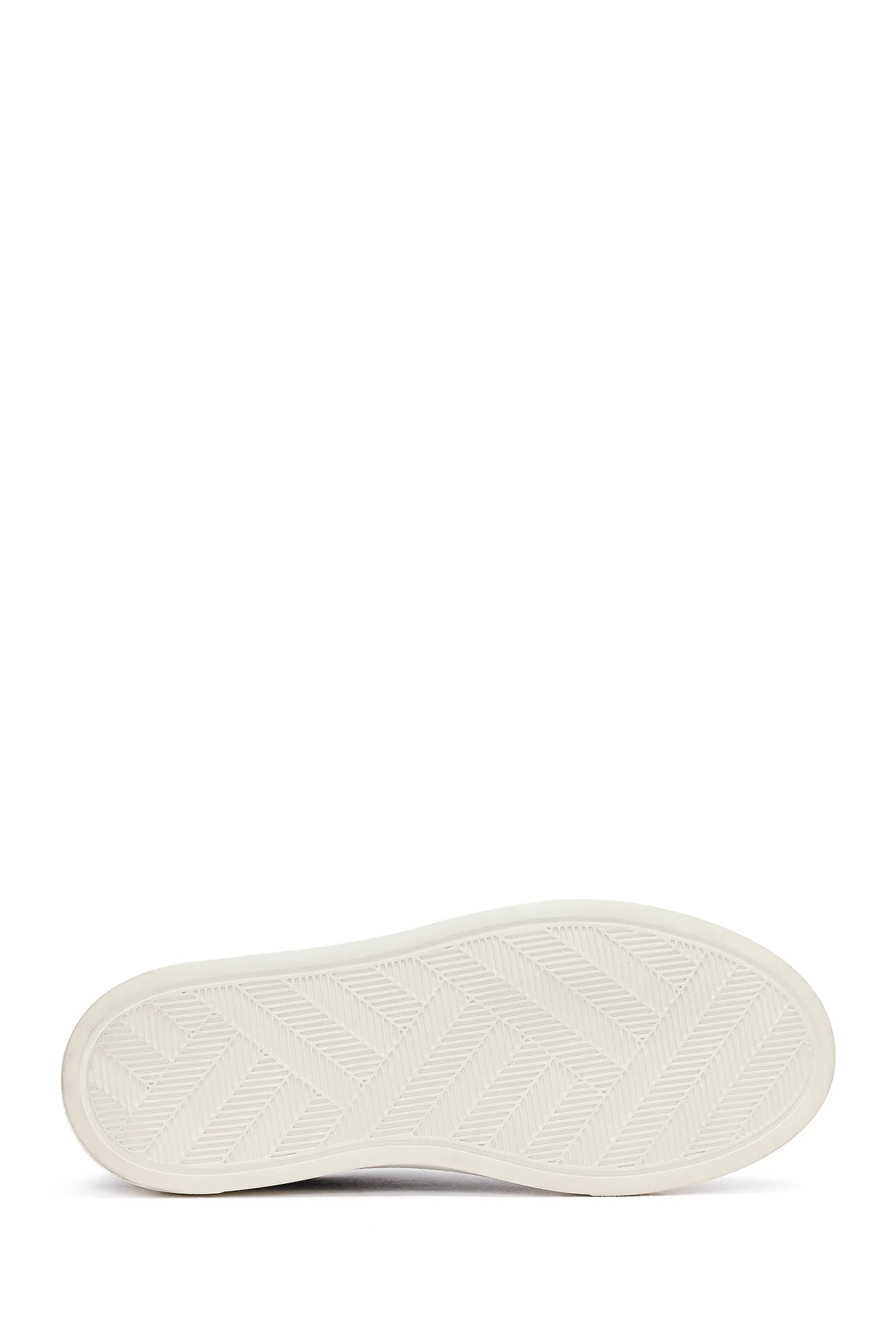 Erkek Lacivert Bağcıklı Kalın Tabanlı Süet Deri Sneaker - Image 6