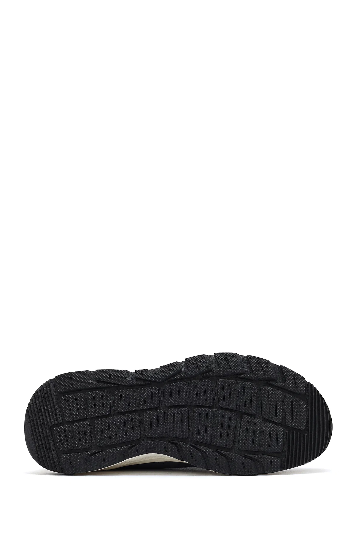 Erkek Lacivert Bağcıklı Nubuk Deri Sneaker - Image 4