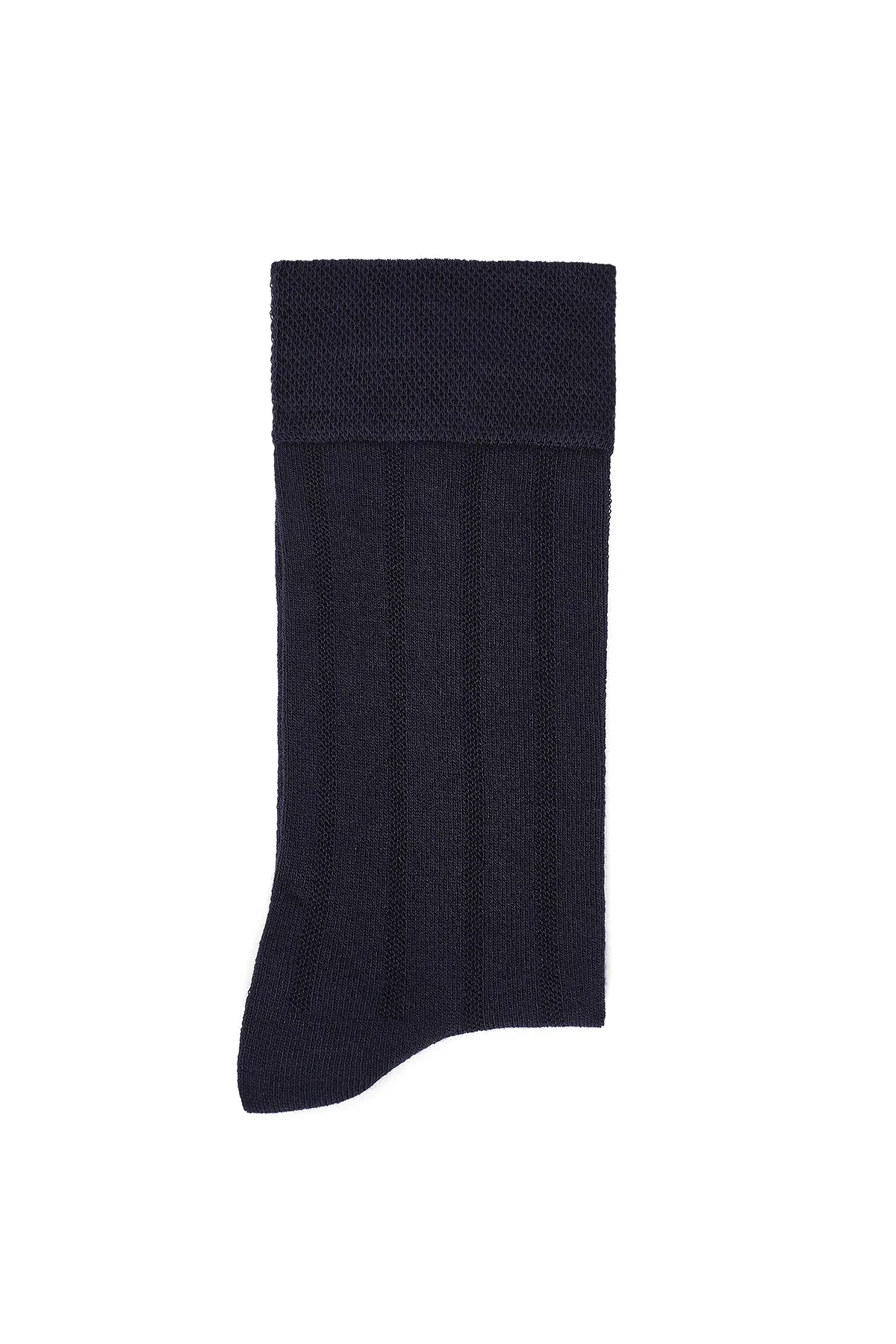 Erkek Lacivert Bambu Uzun Çorap - Image 3