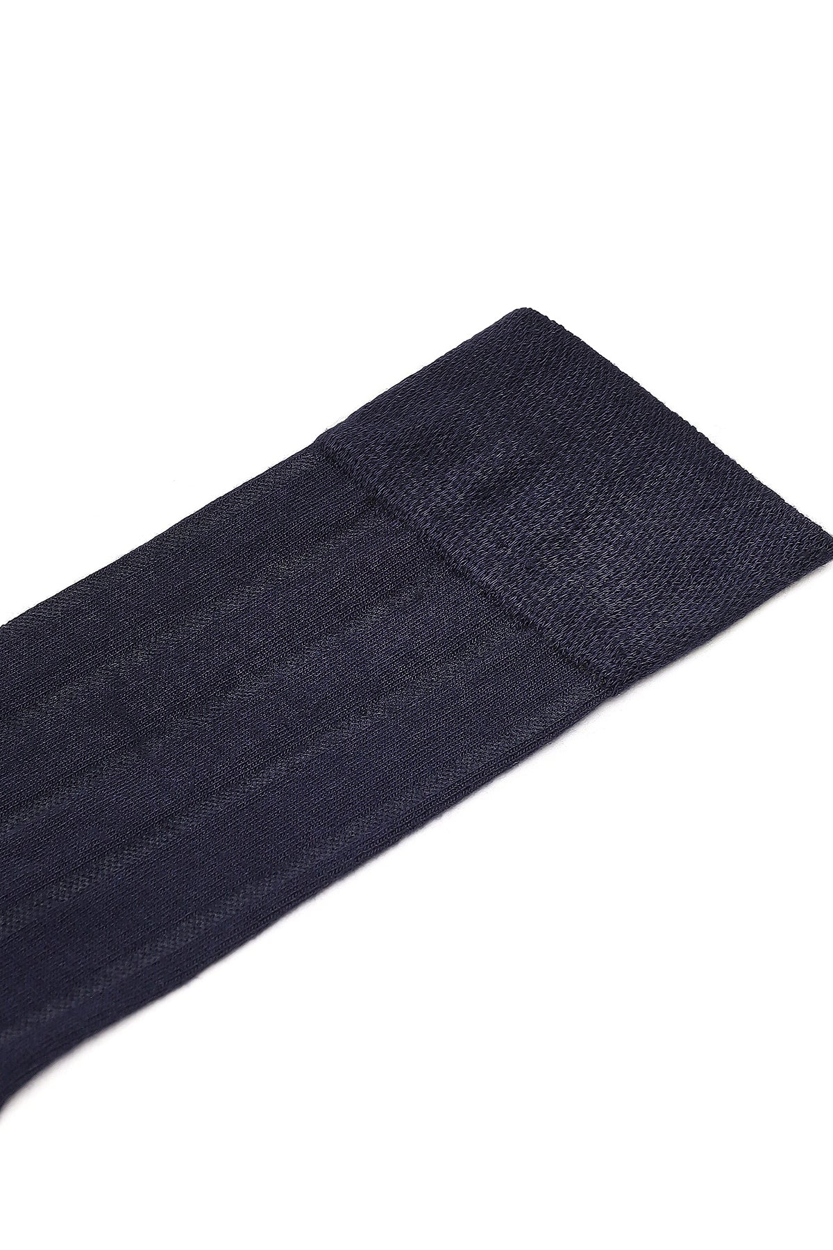Erkek Lacivert Bambu Uzun Çorap - Image 4