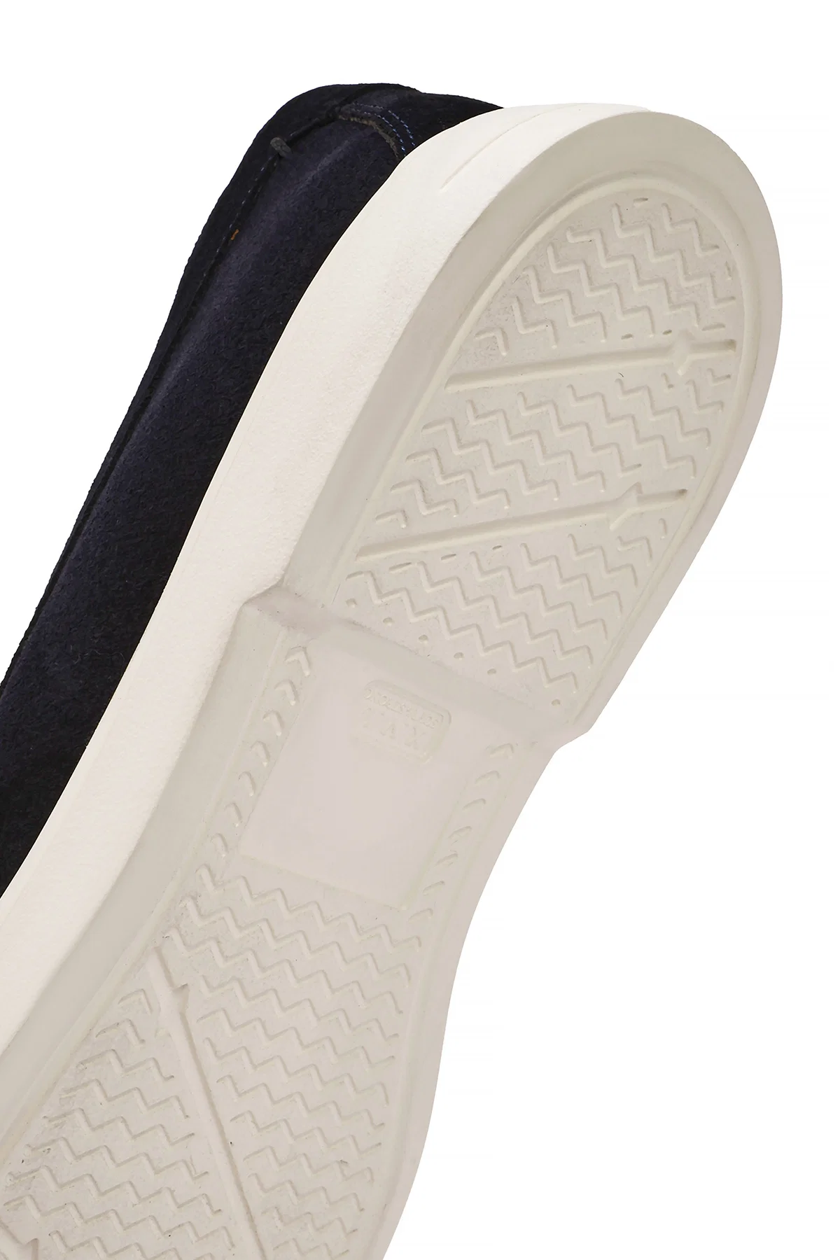 Erkek Lacivert Çift Tokalı Süet Deri Casual Loafer - Image 8