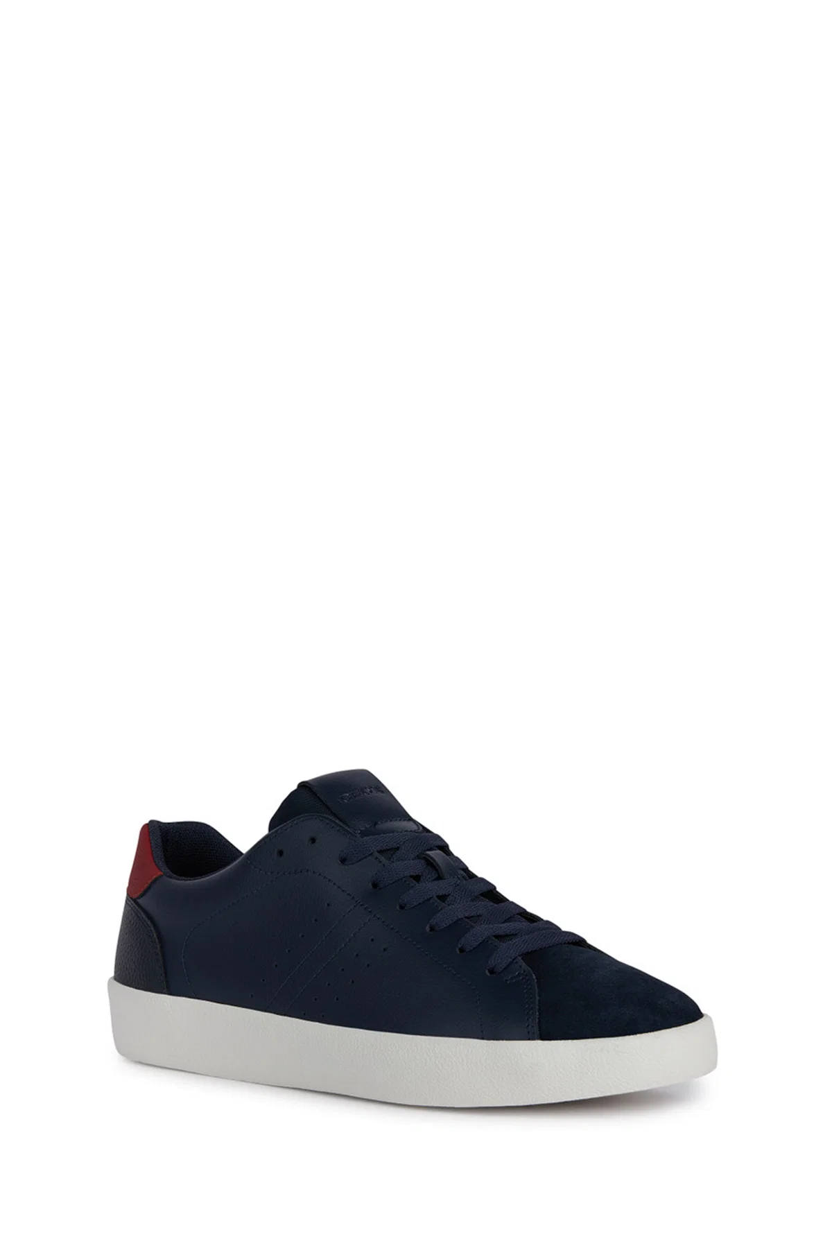 Geox Erkek Lacivert Affıle Bağcıklı Deri Sneaker - Image 2