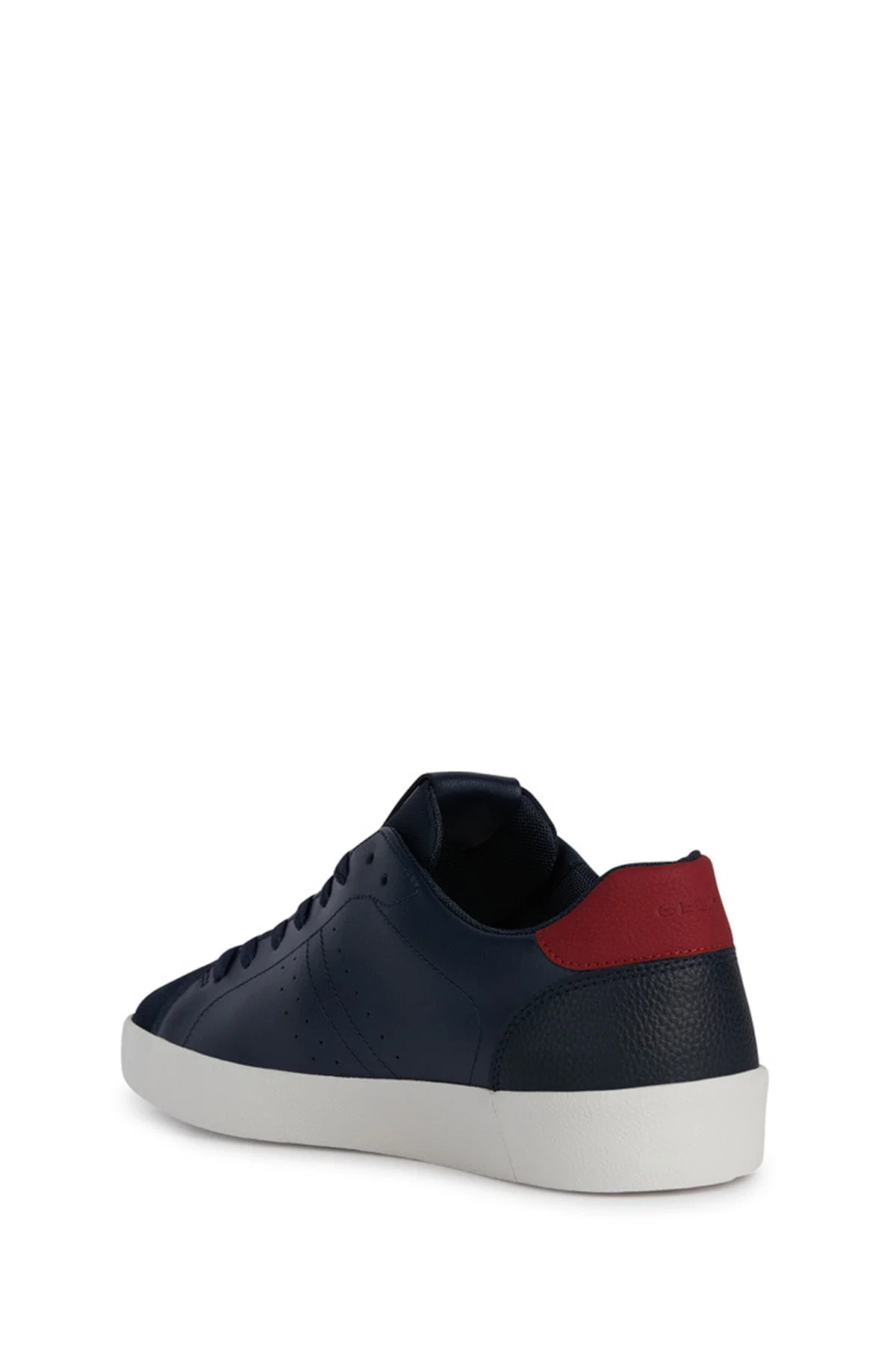 Geox Erkek Lacivert Affıle Bağcıklı Deri Sneaker - Image 3