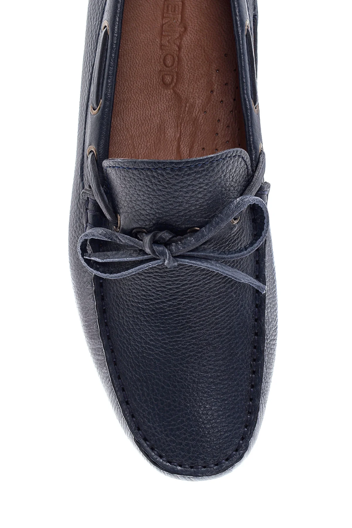 Erkek Lacivert Deri Casual Loafer - Image 6