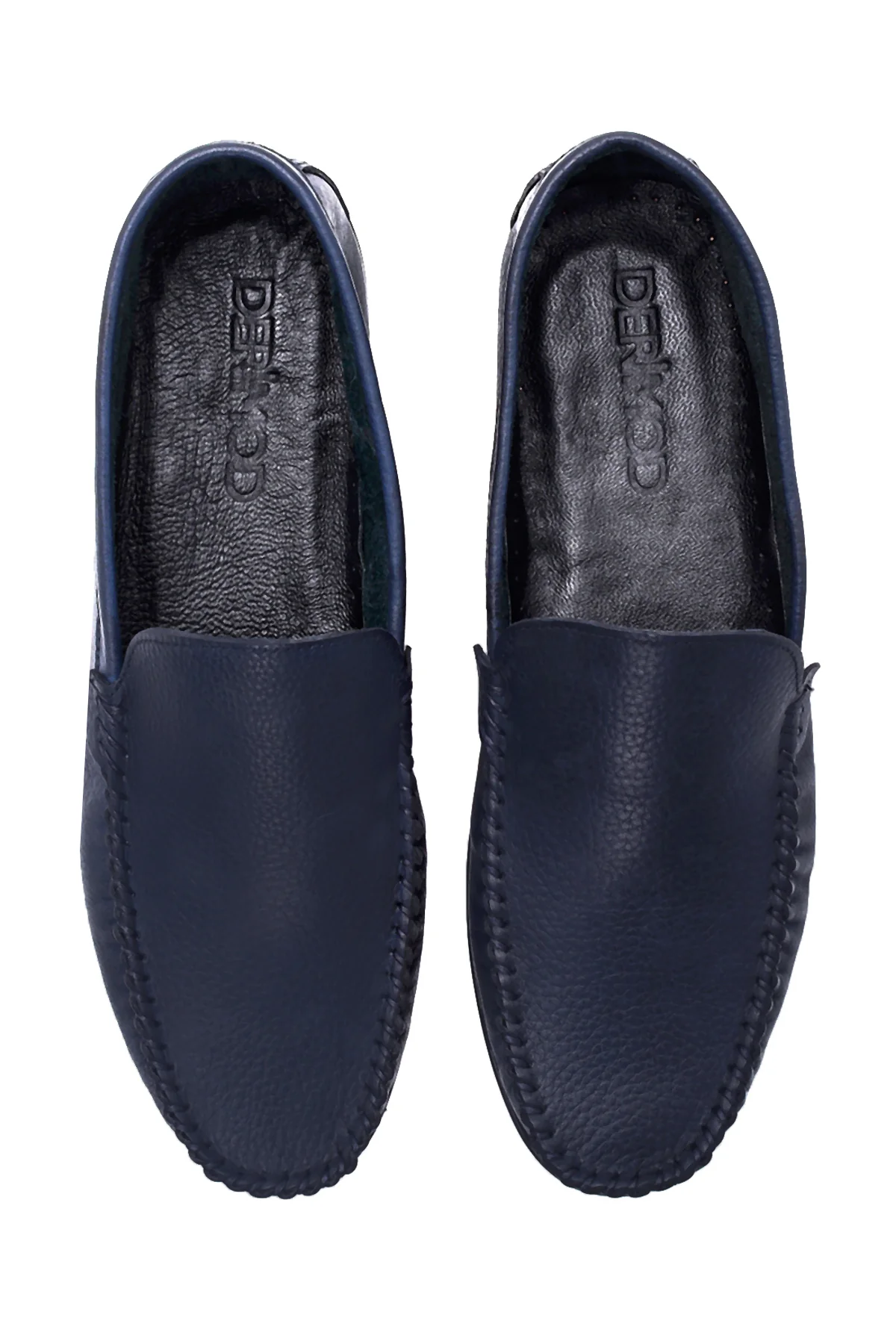 Erkek Lacivert Deri Casual Loafer - Image 7