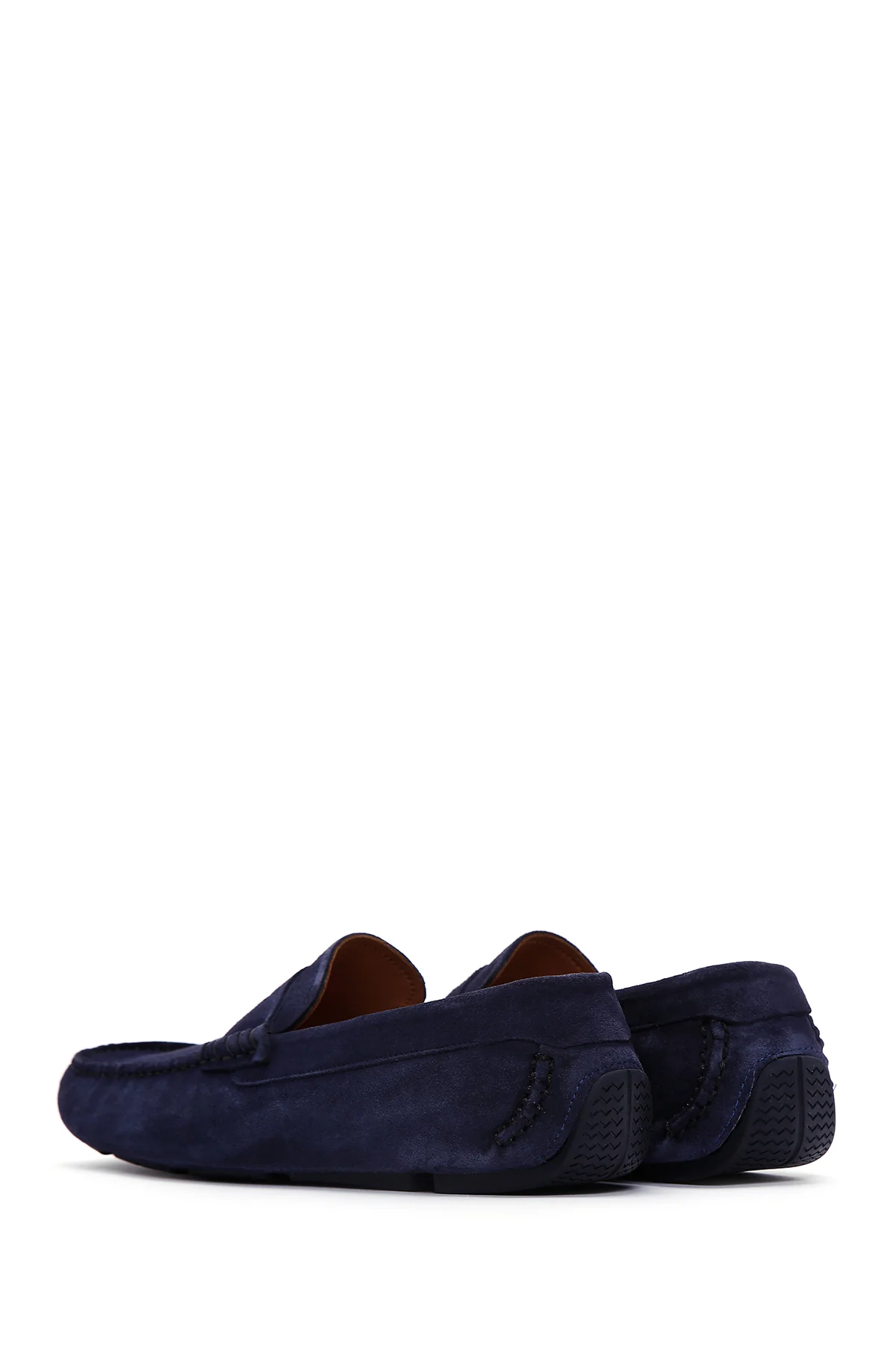 Erkek Lacivert Deri Casual Loafer - Image 5