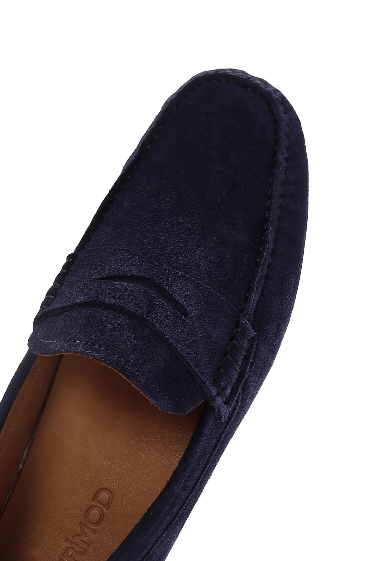 Erkek Lacivert Deri Casual Loafer - Image 9