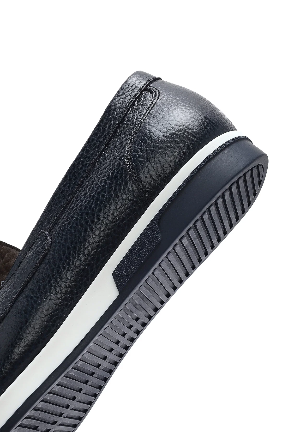 Erkek Lacivert Deri Casual Loafer - Image 8