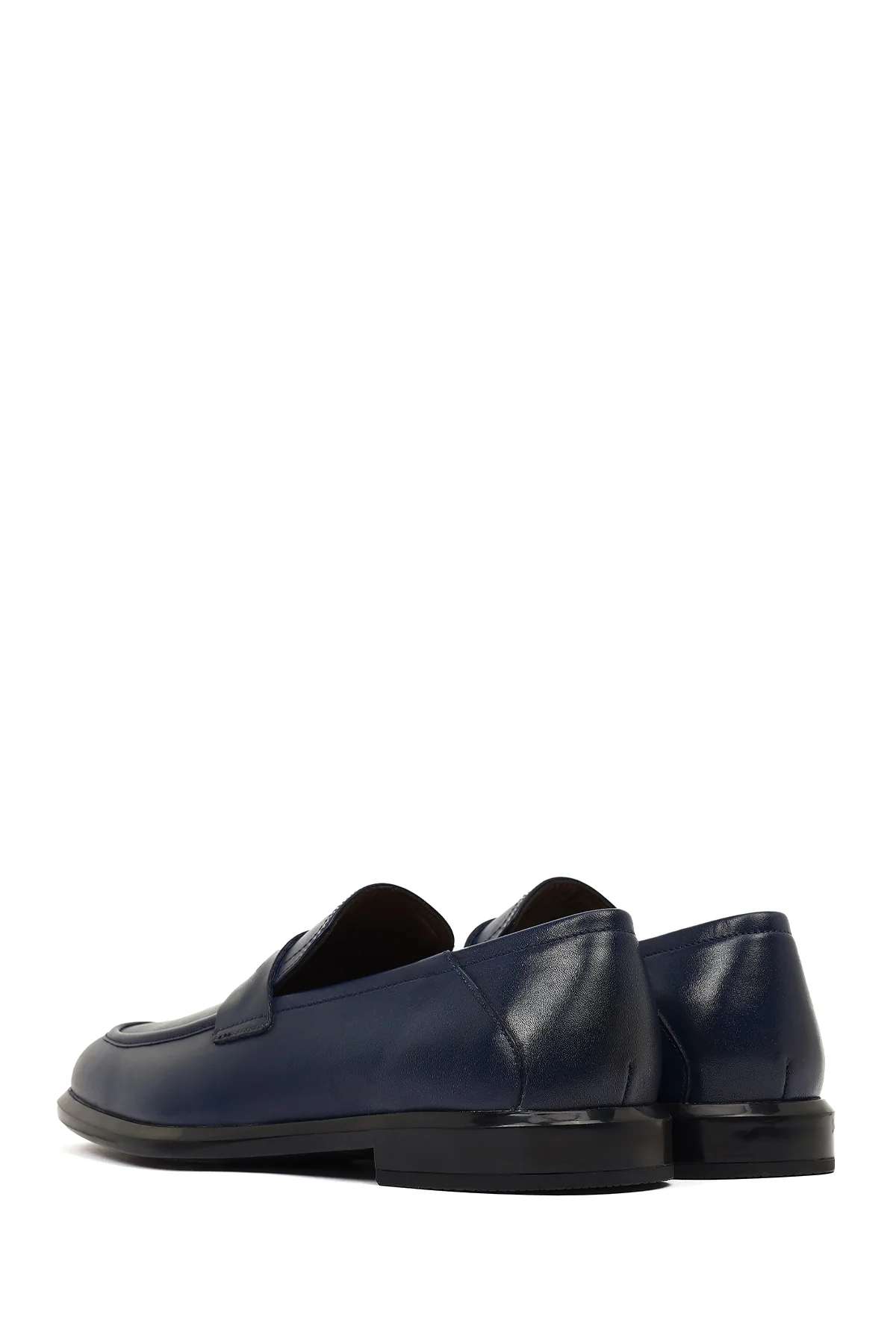 Erkek Lacivert Deri Casual Loafer - Image 6