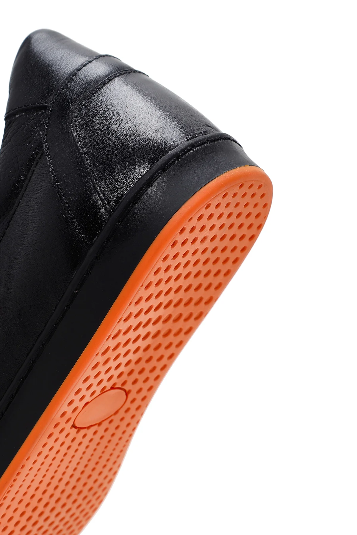 Erkek Lacivert Deri Casual Sneaker - Image 8