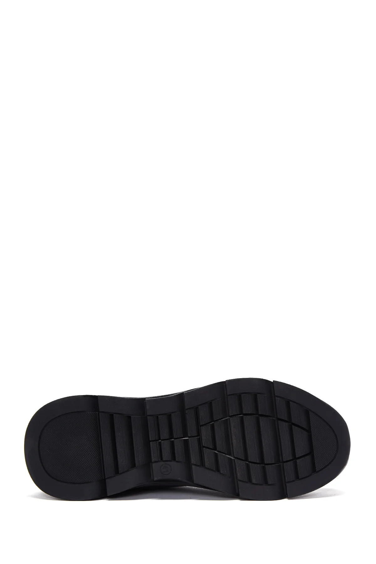 Erkek Lacivert Deri Casual Sneaker - Image 4